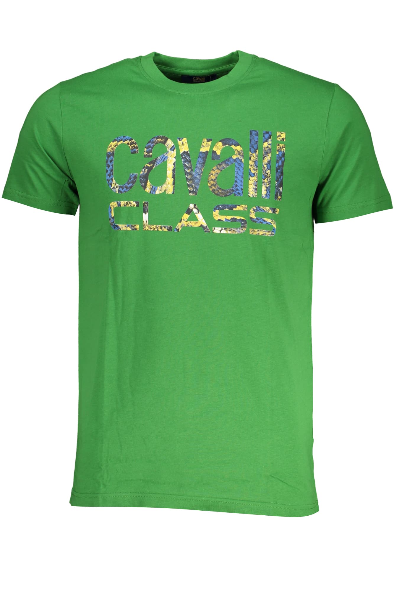 CAVALLI CLASS T-SHIRT MANICHE CORTE UOMO VERDE - Immagine principale