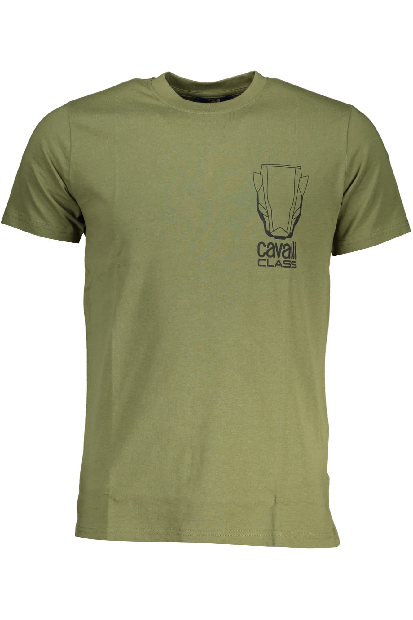 CAVALLI CLASS T-SHIRT MANICHE CORTE UOMO VERDE - Immagine principale
