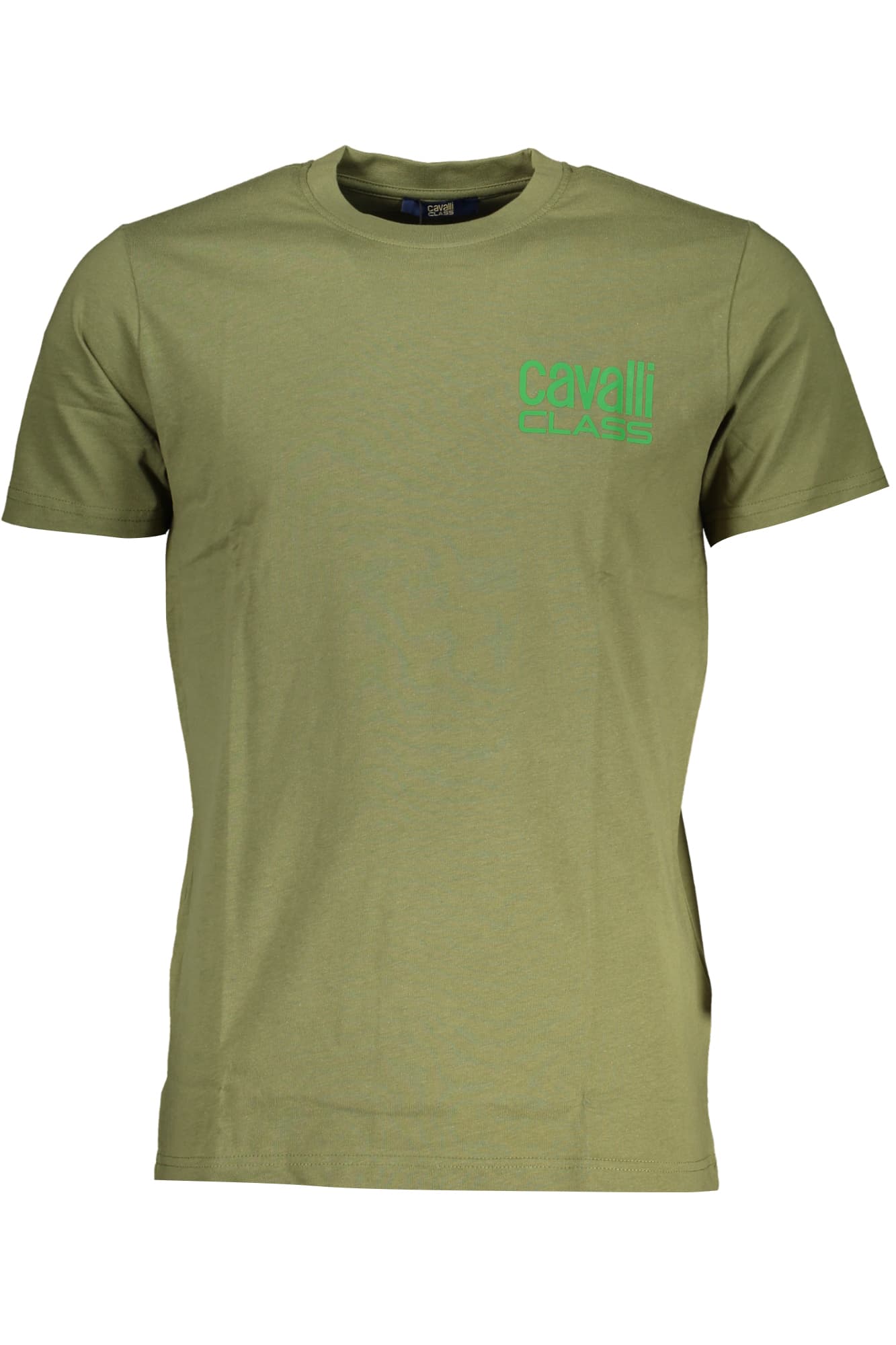 CAVALLI CLASS T-SHIRT MANICHE CORTE UOMO VERDE - Immagine principale
