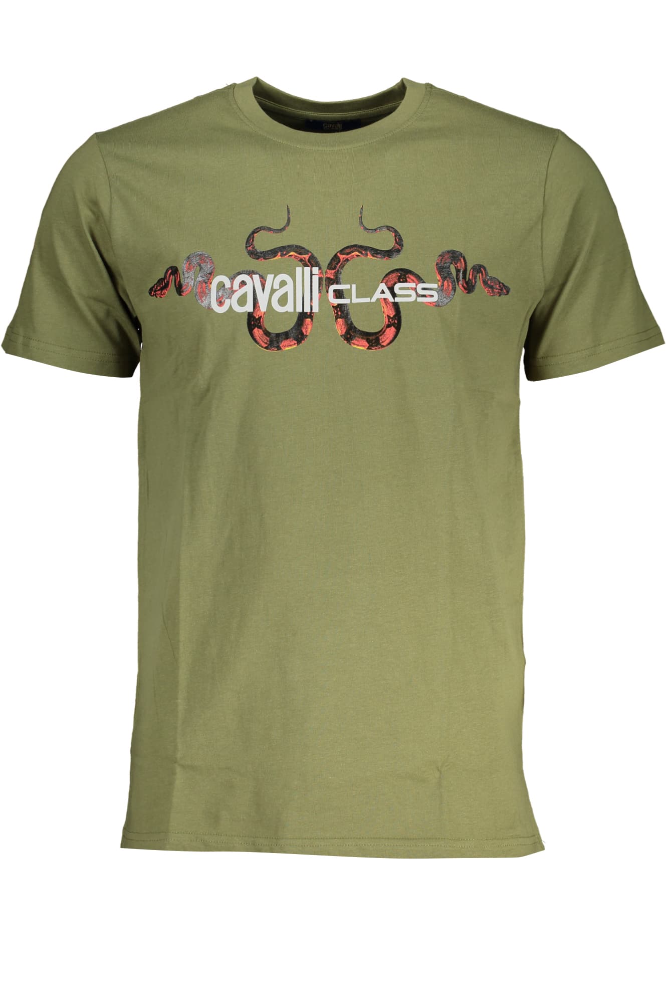CAVALLI CLASS T-SHIRT MANICHE CORTE UOMO VERDE - Immagine principale