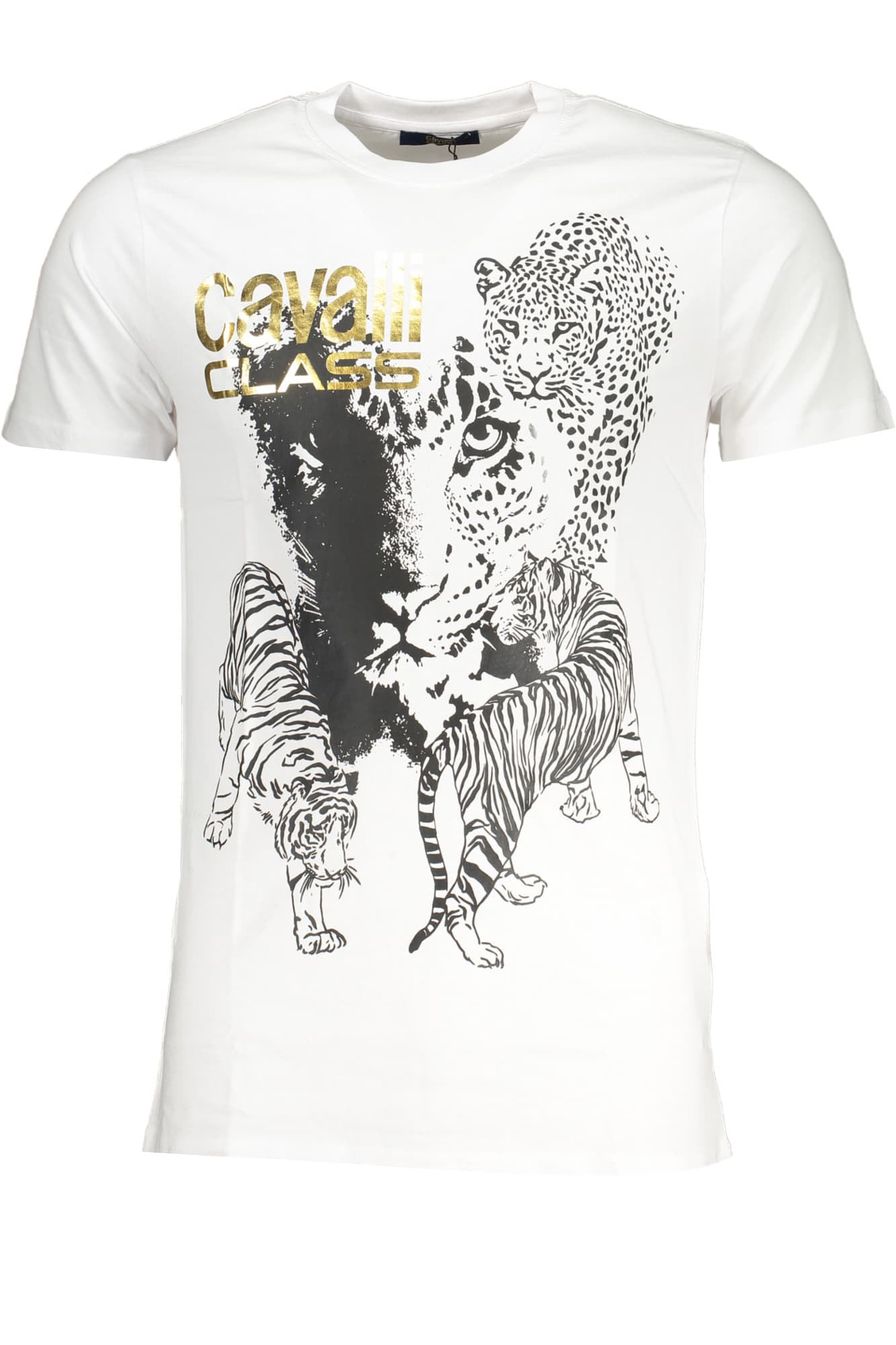 CAVALLI CLASS T-SHIRT MANICHE CORTE UOMO BIANCO - Immagine principale