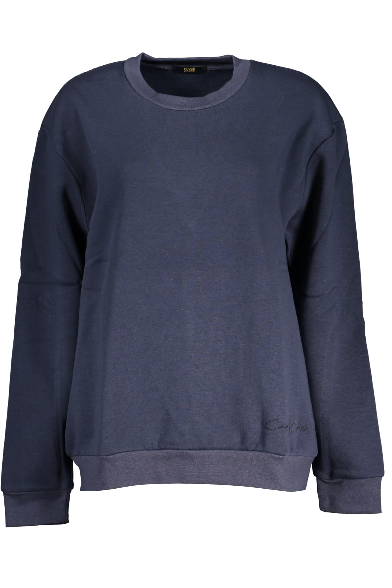 CAVALLI CLASS FELPA SENZA ZIP DONNA BLU - Immagine principale