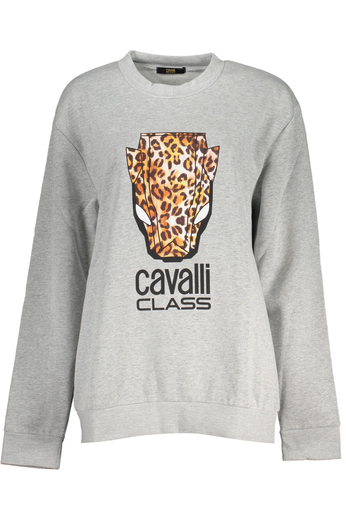 CAVALLI CLASS FELPA SENZA ZIP DONNA GRIGIO - Immagine principale