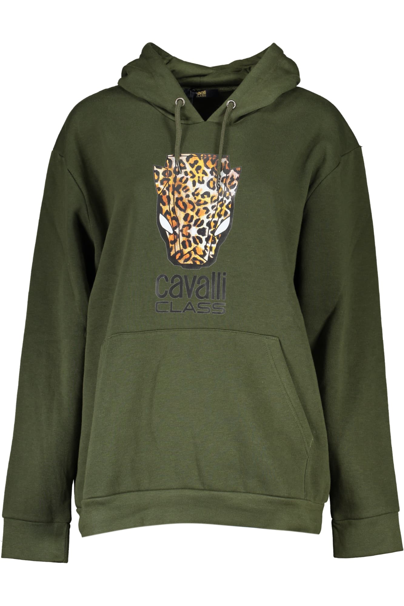 CAVALLI CLASS FELPA SENZA ZIP DONNA VERDE - Immagine principale