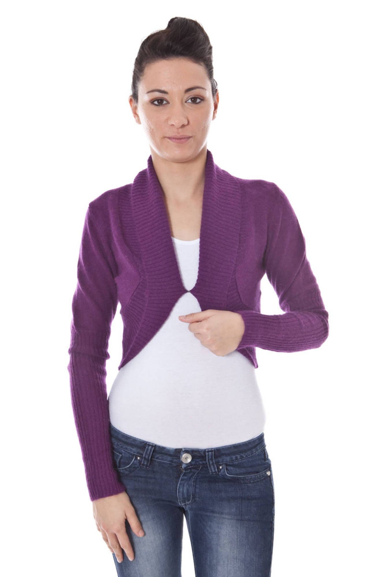 DATCH COPRISPALLE MANICHE LUNGHE DONNA VIOLA - Immagine principale