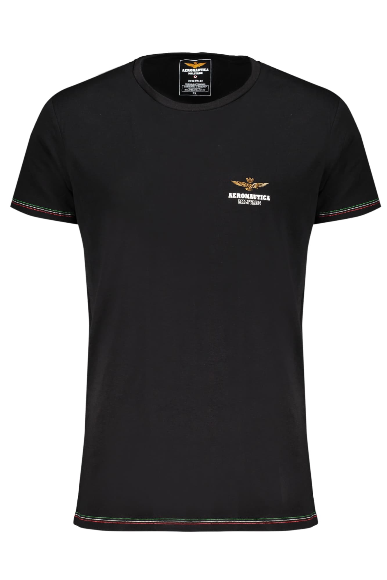 AERONAUTICA MILITARE T-SHIRT ESTERNABILE UOMO NERO - Immagine principale