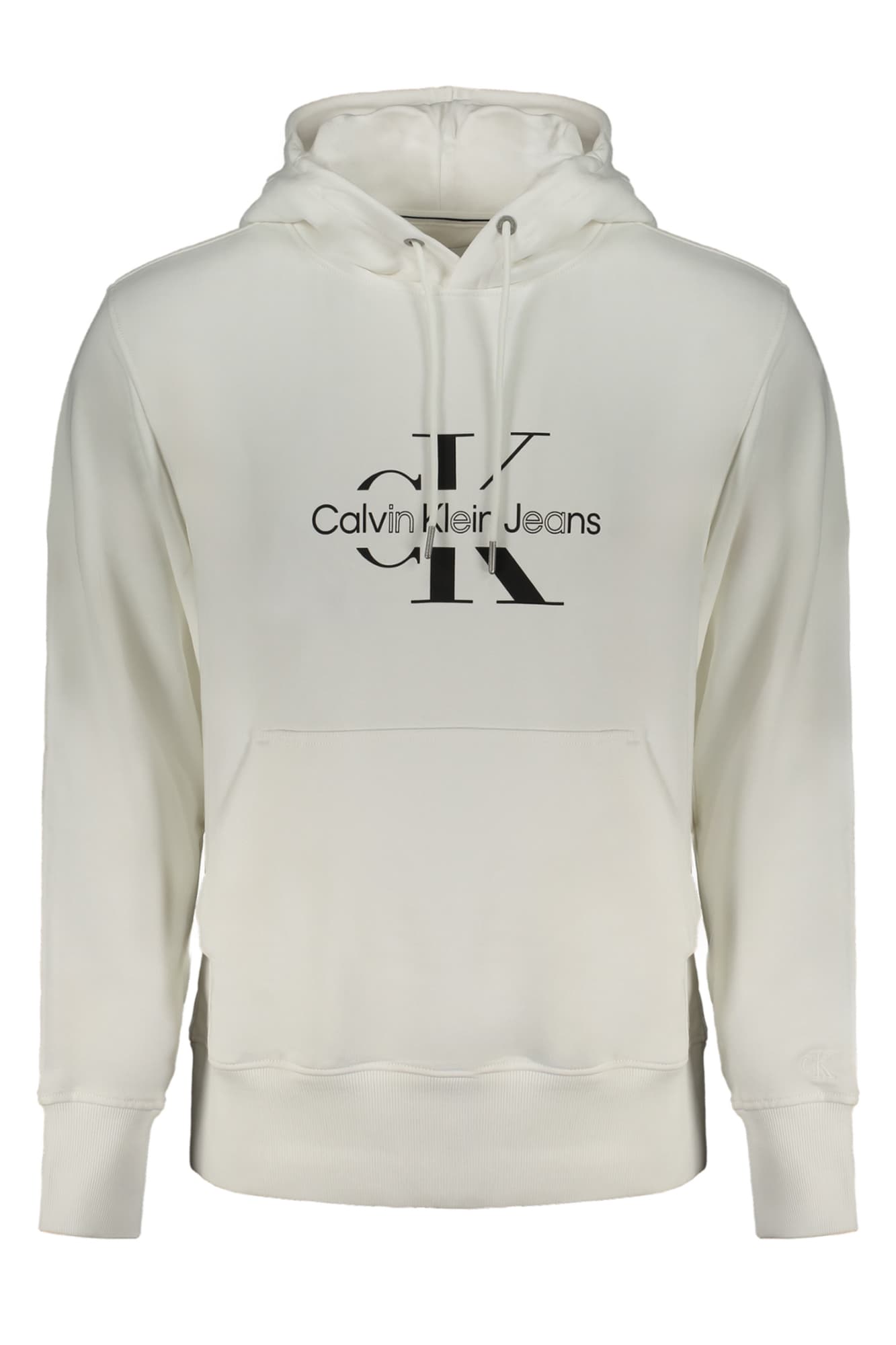 CALVIN KLEIN FELPA SENZA ZIP UOMO BIANCO - Immagine principale