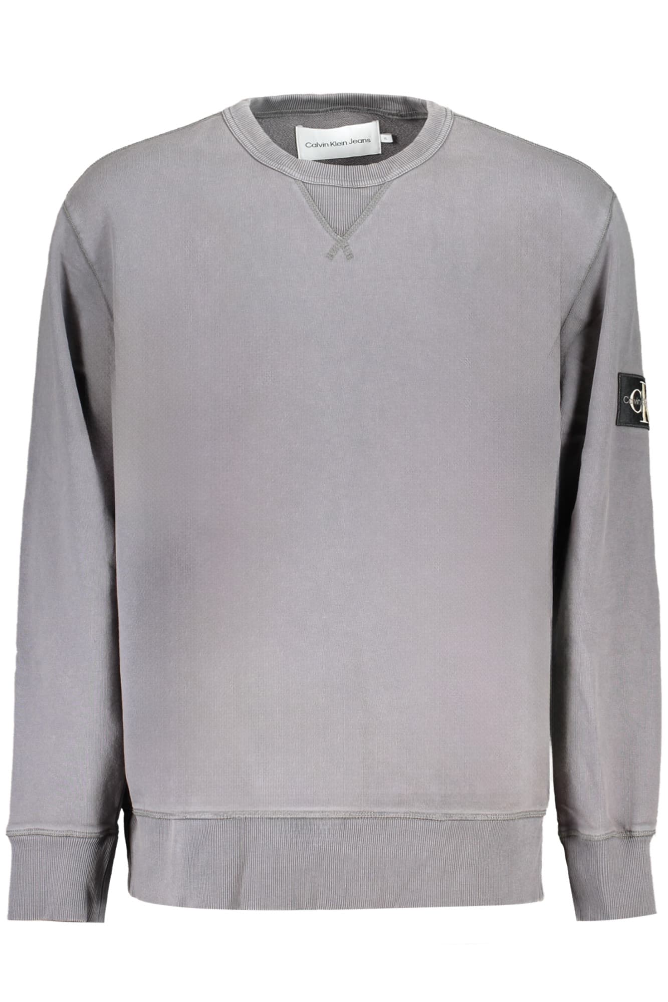 CALVIN KLEIN FELPA SENZA ZIP UOMO GRIGIO - Immagine principale