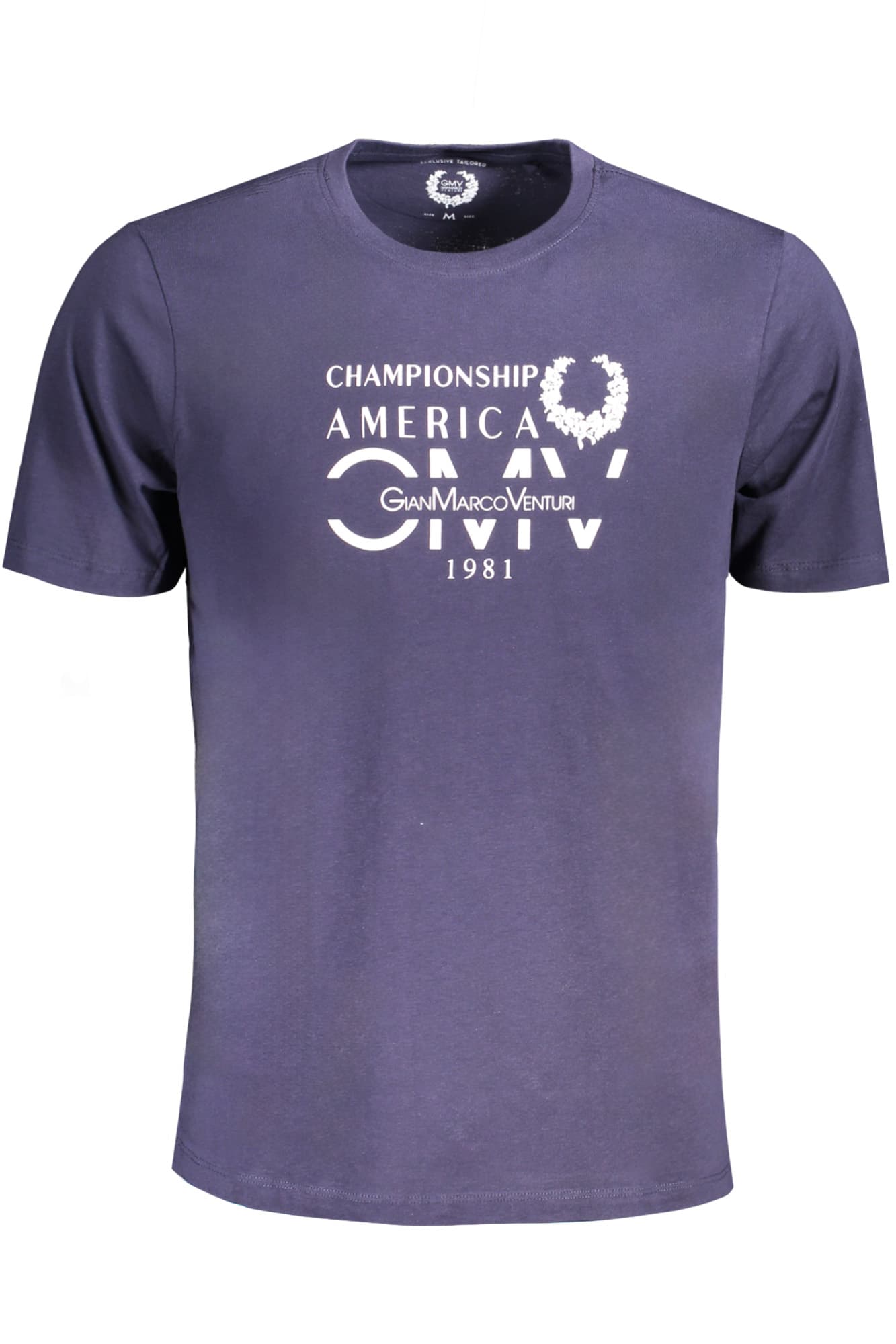 GIAN MARCO VENTURI T-SHIRT MANICHE CORTE UOMO BLU - Immagine principale