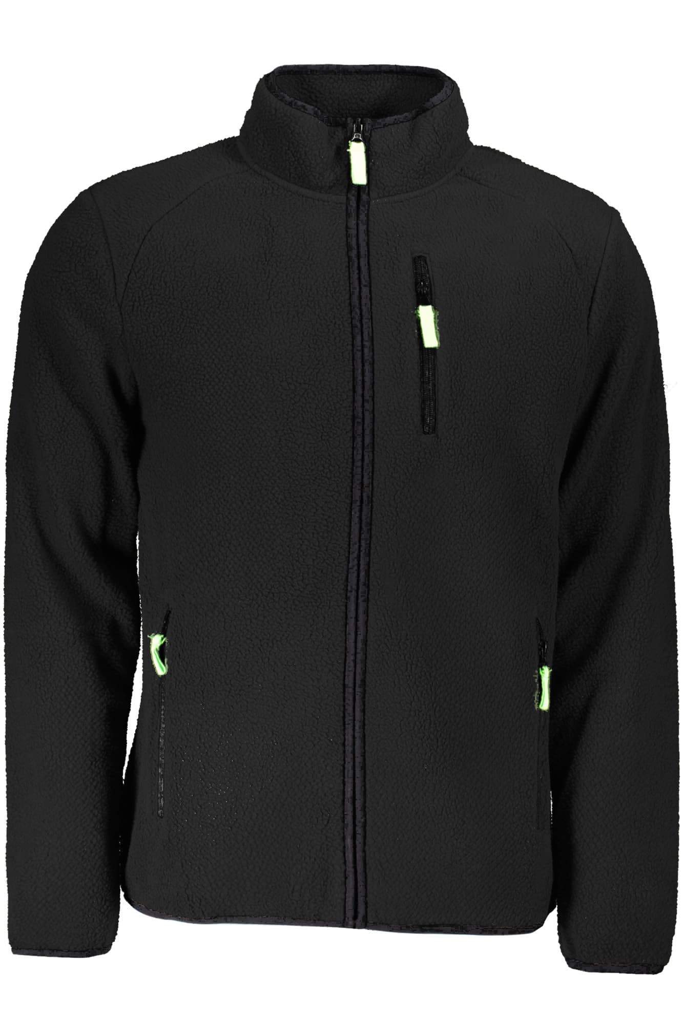 NORWAY 1963 FELPA CON ZIP UOMO NERO - Immagine principale