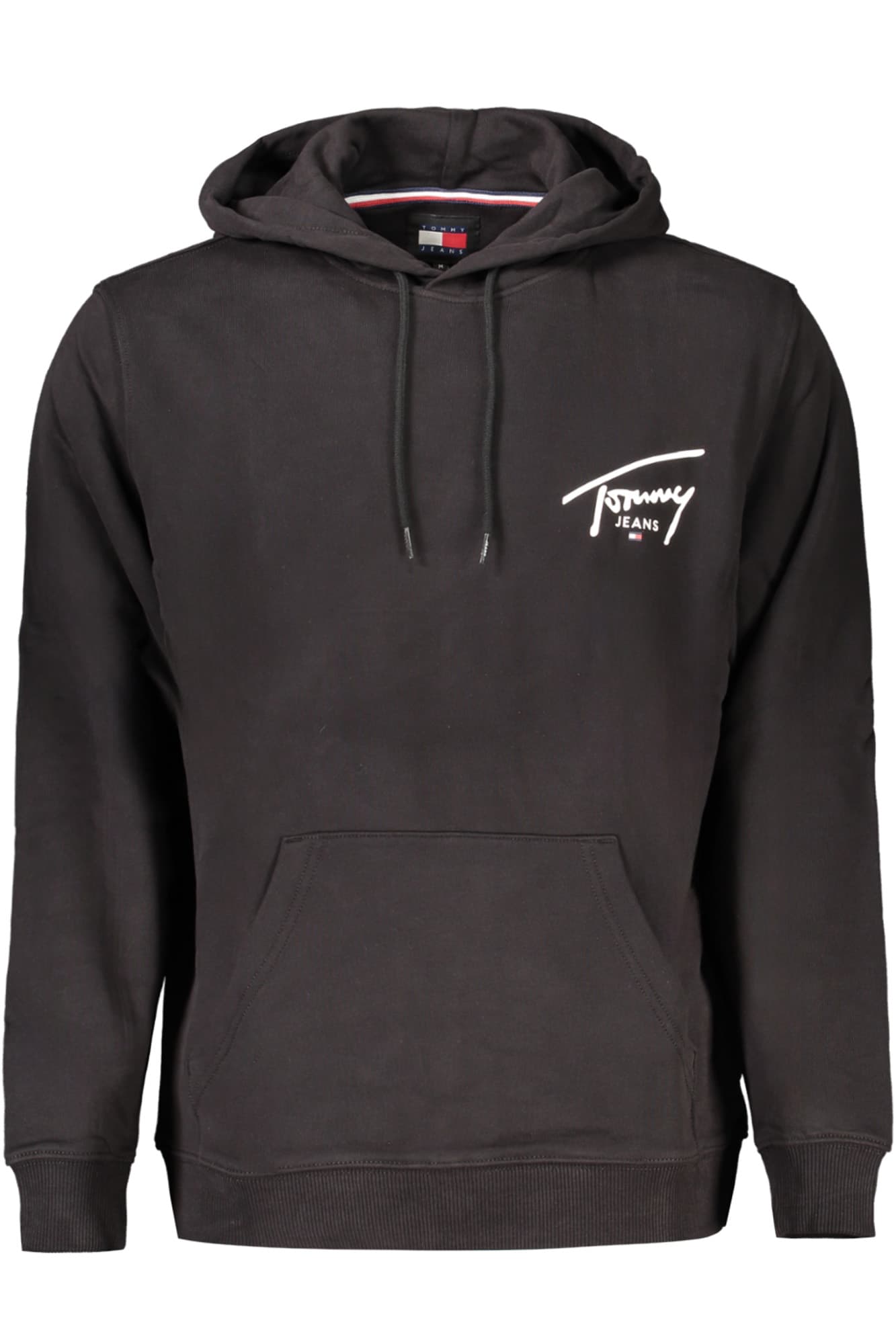 TOMMY HILFIGER FELPA SENZA ZIP UOMO NERO - Immagine principale