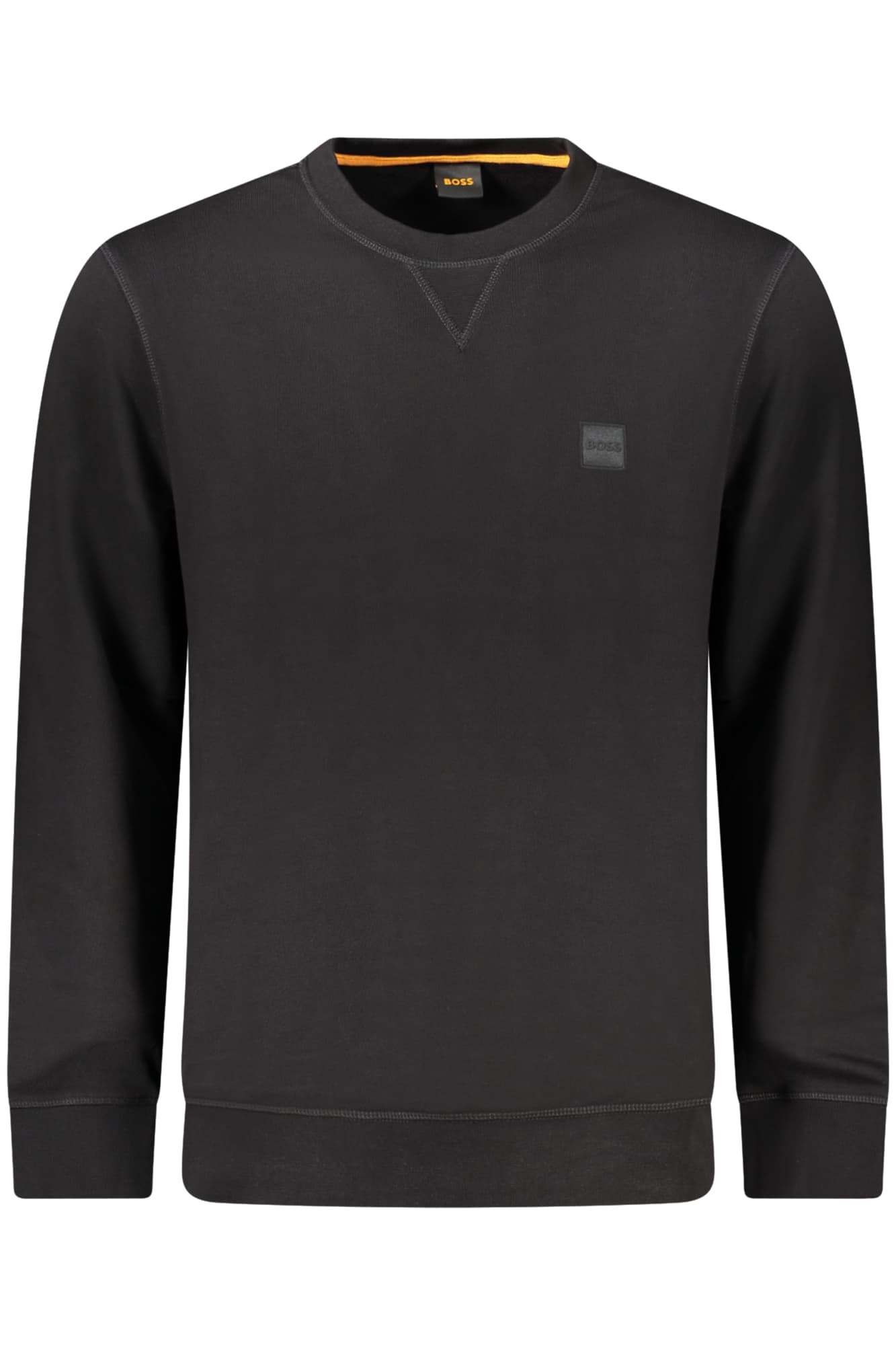 HUGO BOSS FELPA SENZA ZIP UOMO NERO - Immagine principale