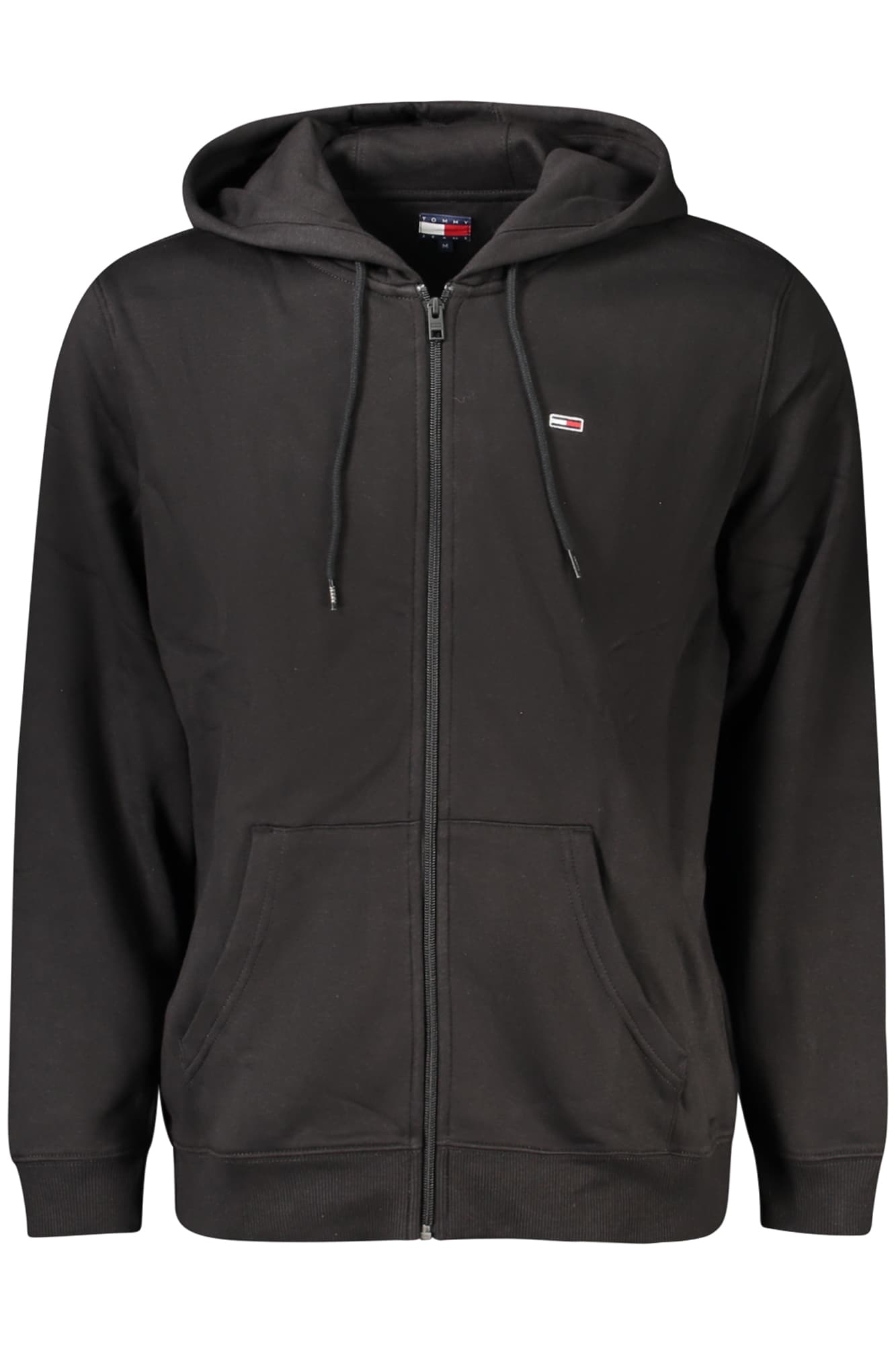 TOMMY HILFIGER FELPA CON ZIP UOMO NERO - Immagine principale