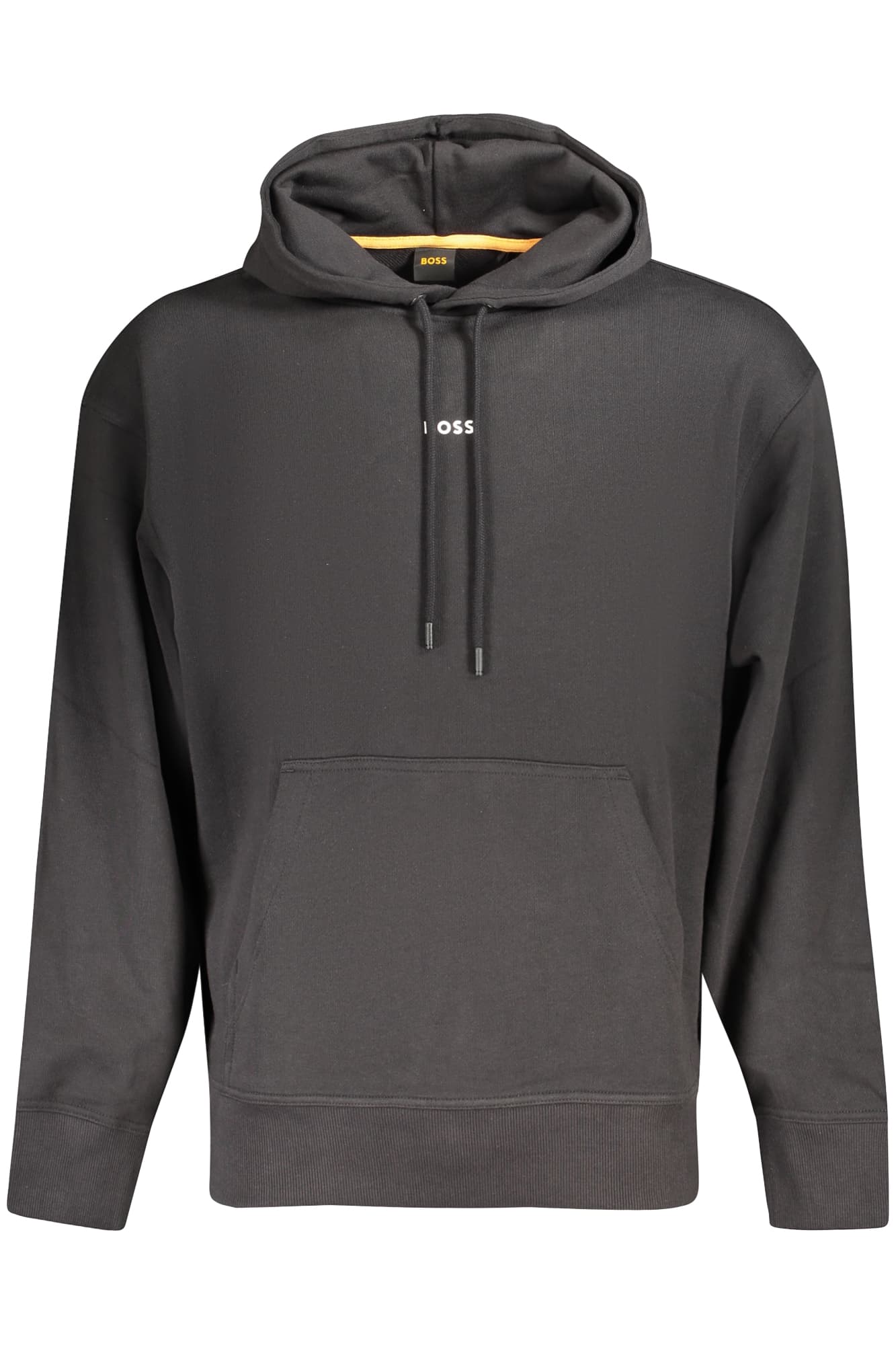 BOSS FELPA SENZA ZIP UOMO NERO - Immagine principale