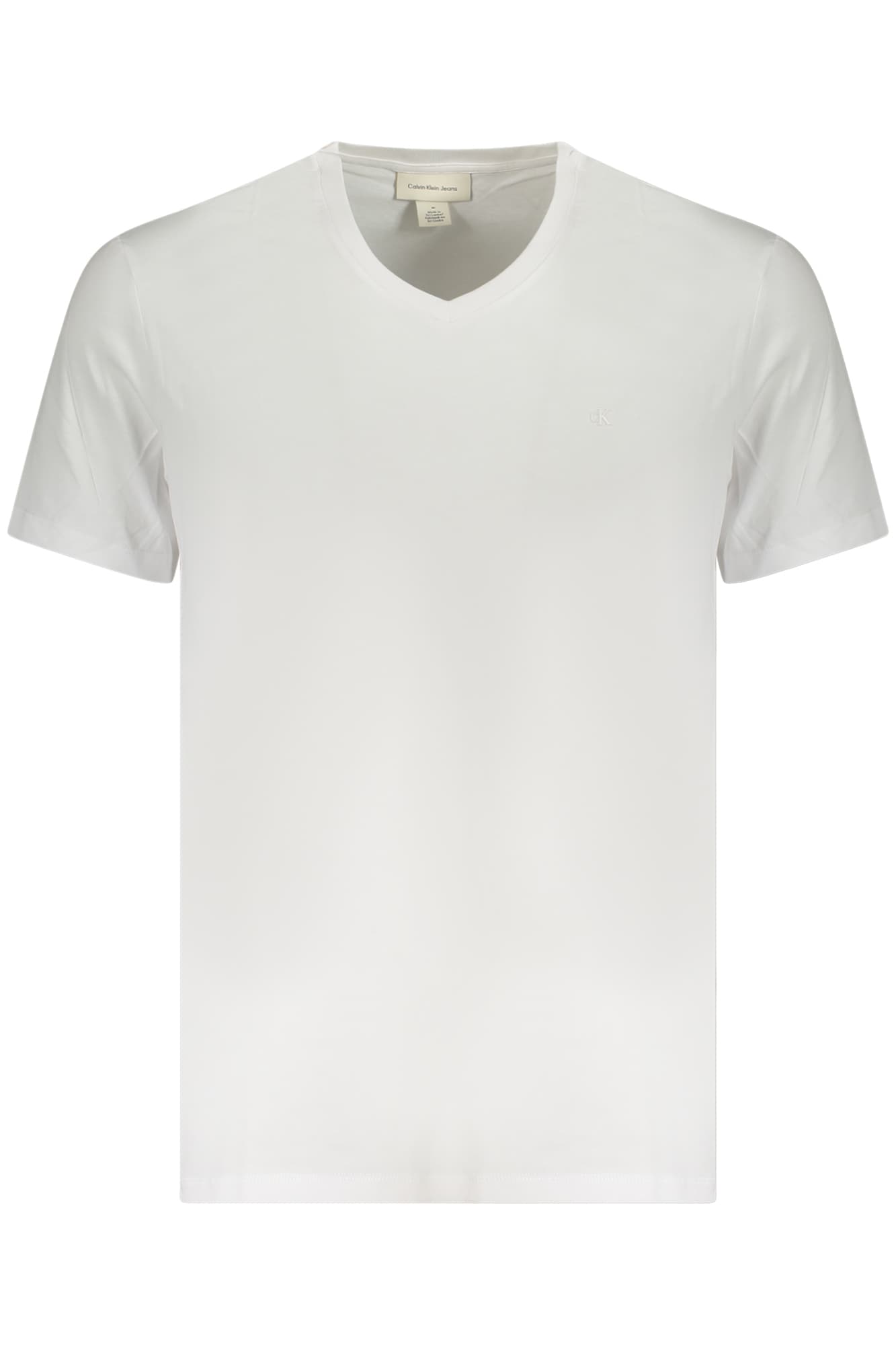 CALVIN KLEIN T-SHIRT MANICHE CORTE UOMO BIANCO - Immagine principale