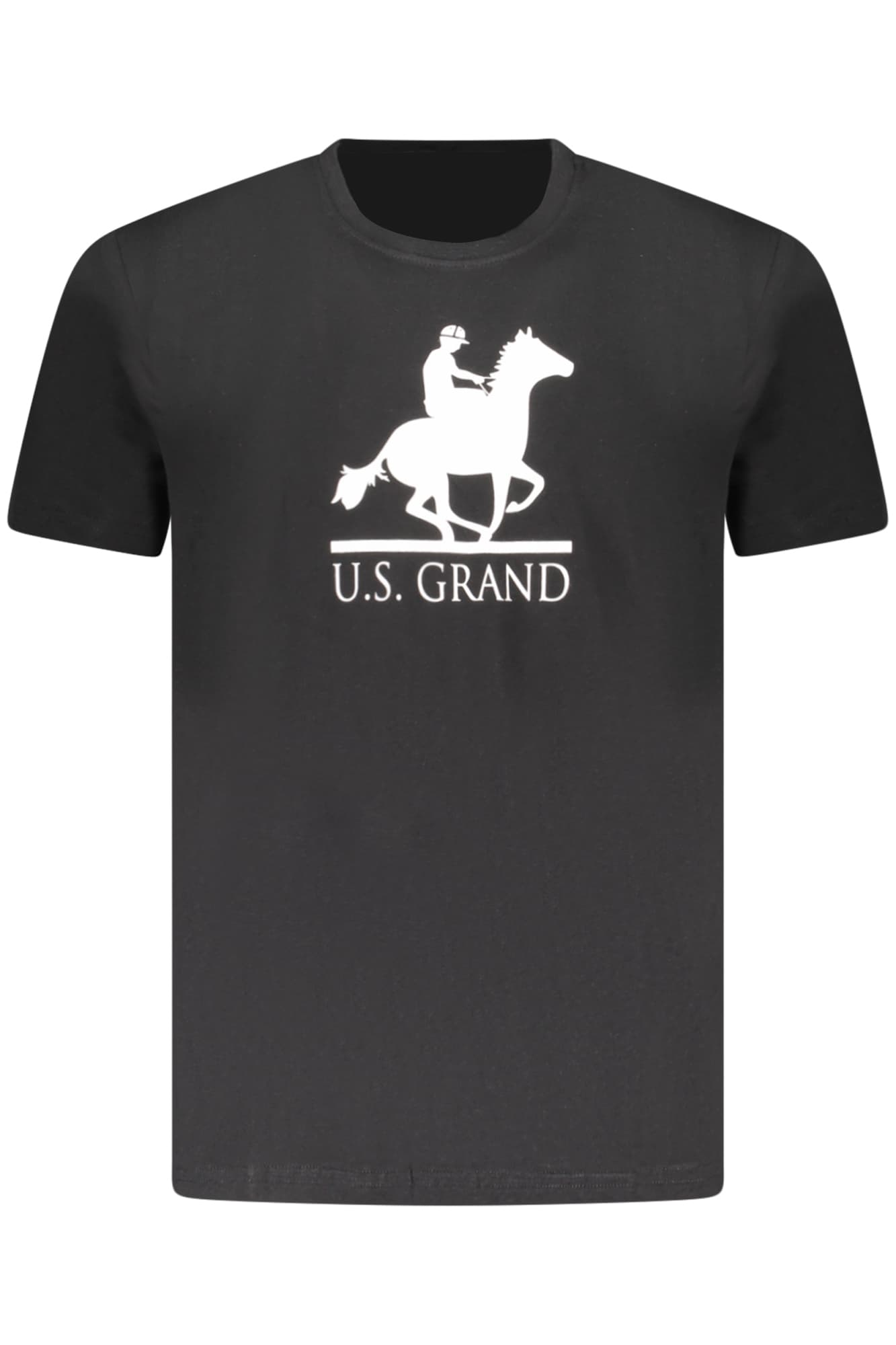 U.S. GRAND T-SHIRT MANICHE CORTE UOMO NERO - Immagine 1