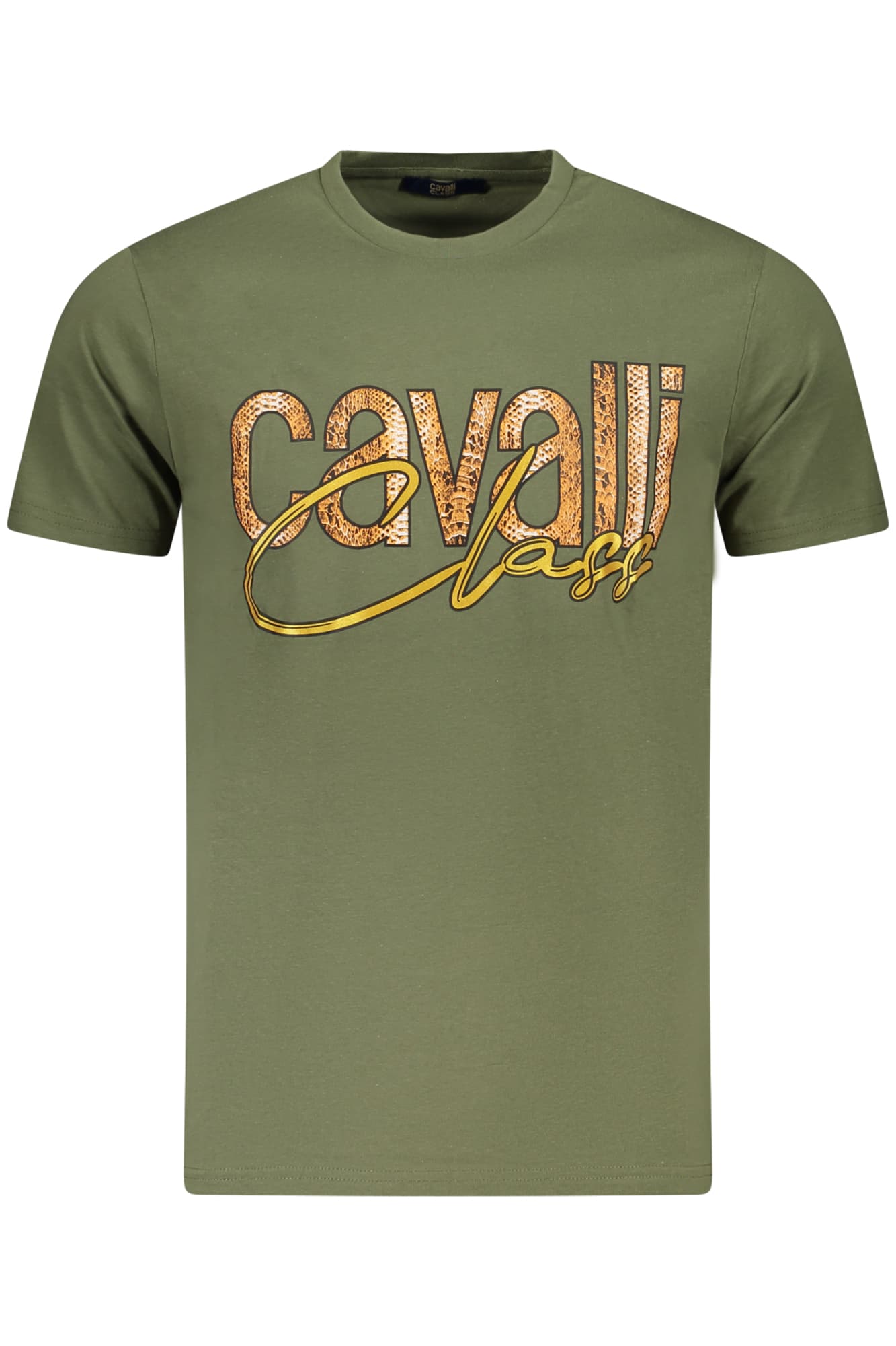 CAVALLI CLASS T-SHIRT MANICHE CORTE UOMO VERDE - Immagine principale