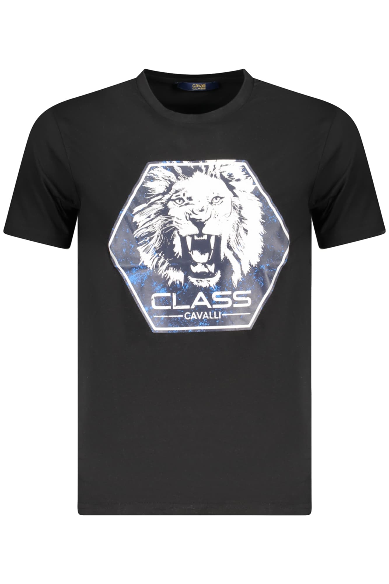 CAVALLI CLASS T-SHIRT MANICHE CORTE UOMO NERO - Immagine principale