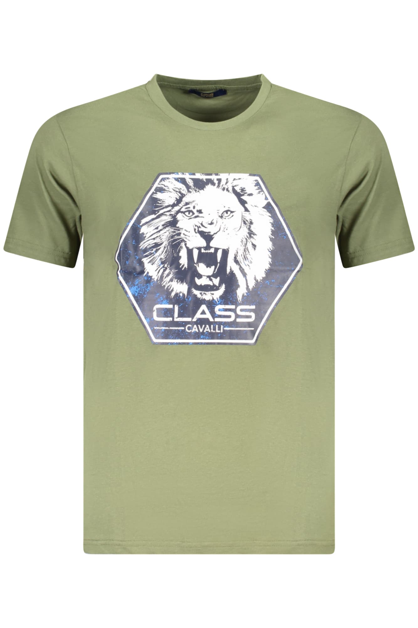 CAVALLI CLASS T-SHIRT MANICHE CORTE UOMO VERDE - Immagine principale