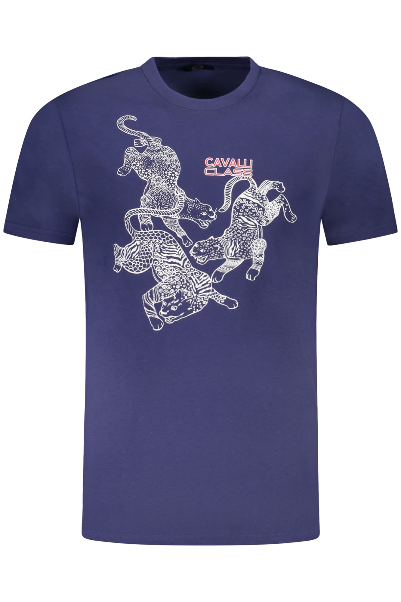 CAVALLI CLASS T-SHIRT MANICHE CORTE UOMO BLU - Immagine principale