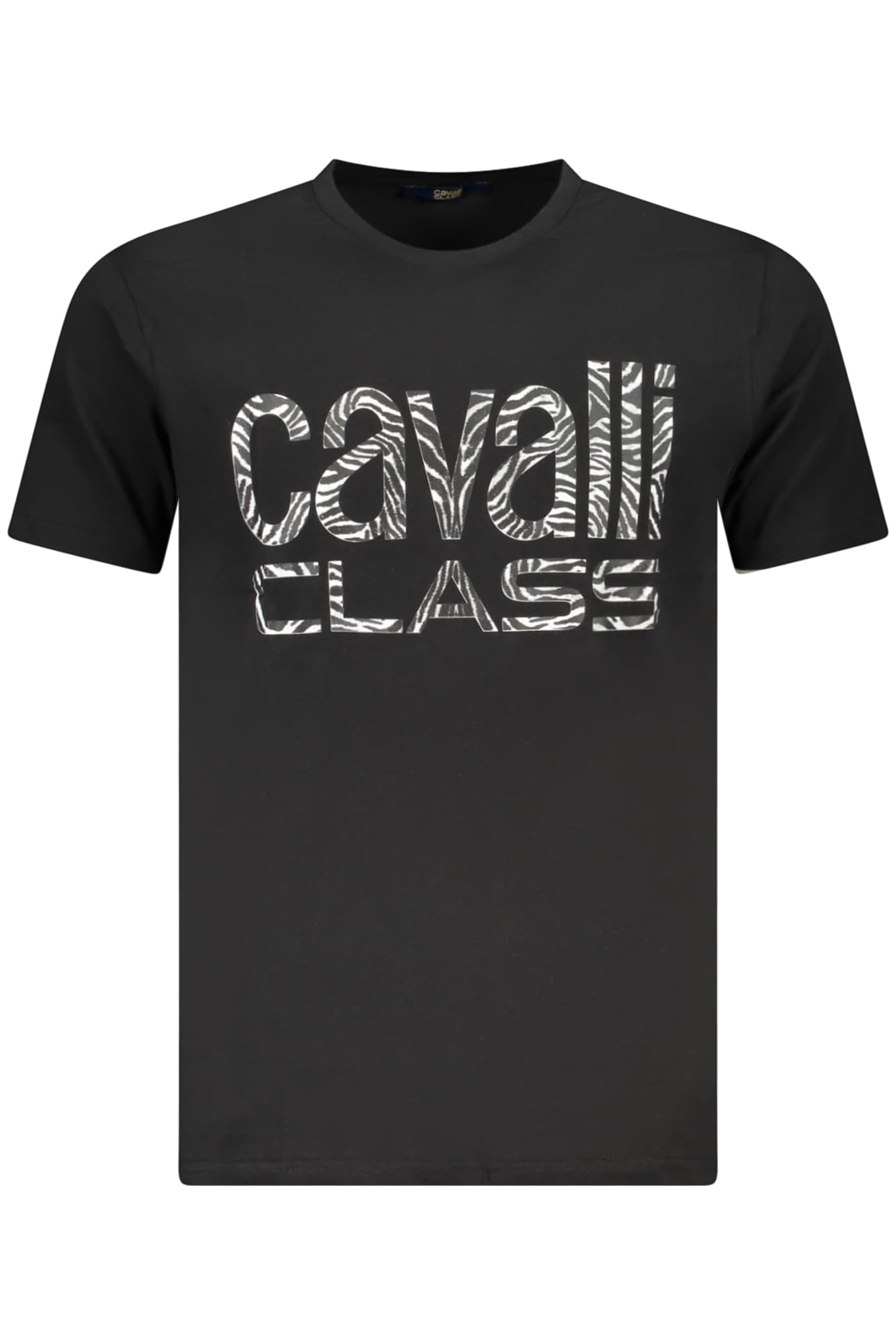 CAVALLI CLASS T-SHIRT MANICHE CORTE UOMO NERO - Immagine principale