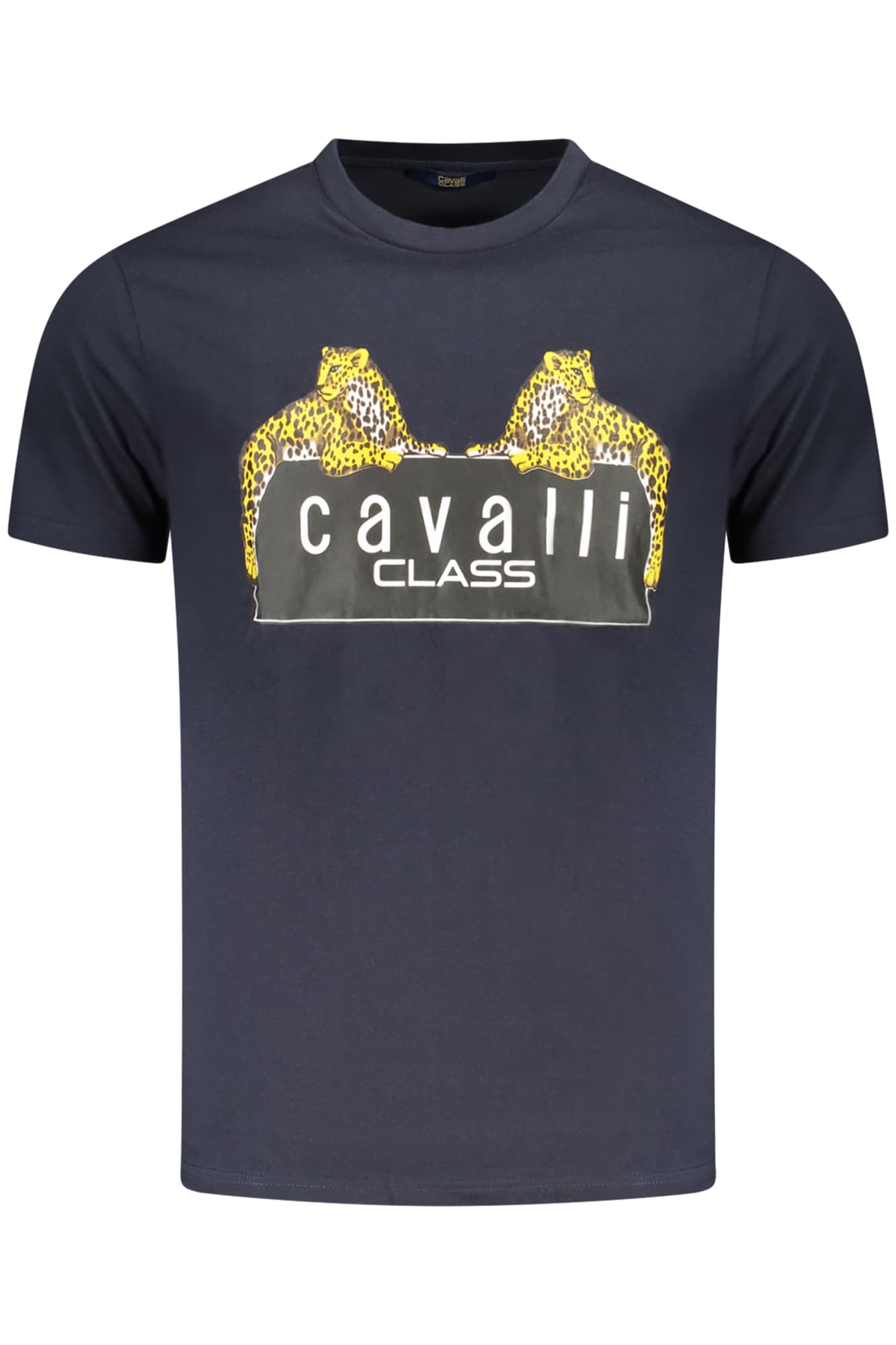 CAVALLI CLASS T-SHIRT MANICHE CORTE UOMO BLU - Immagine principale