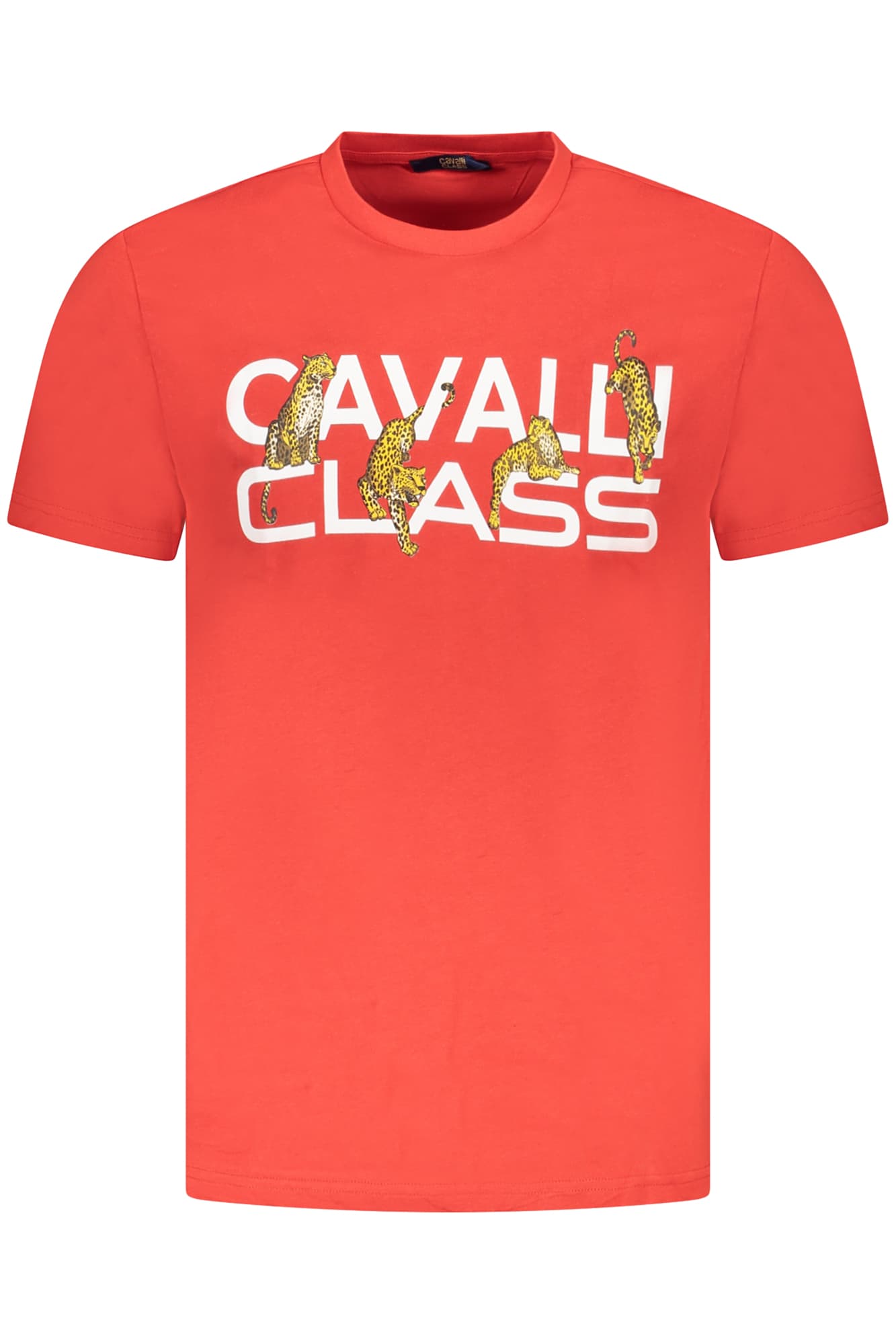 CAVALLI CLASS T-SHIRT MANICHE CORTE UOMO ROSSO - Immagine principale