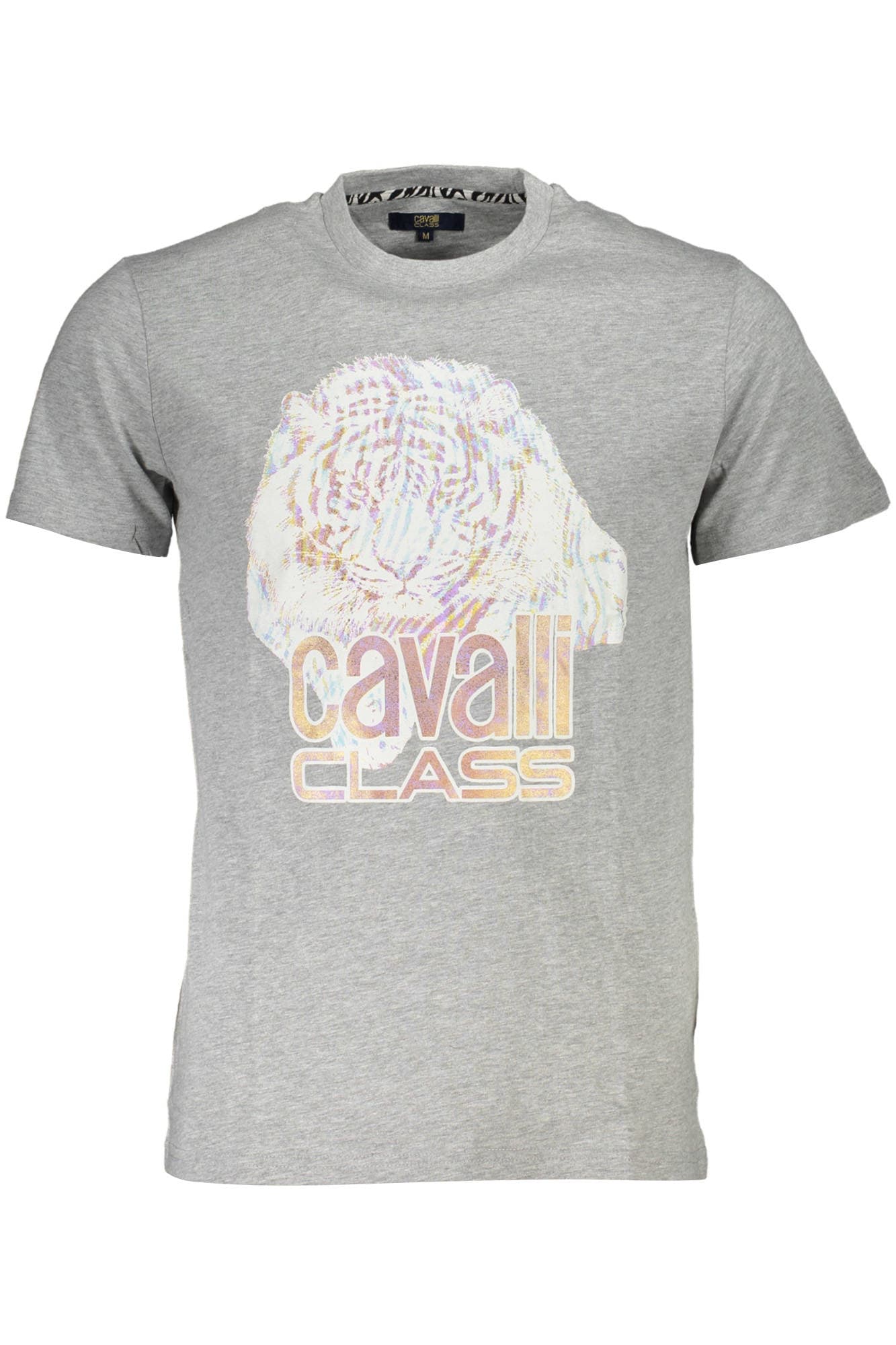 CAVALLI CLASS T-SHIRT MANICHE CORTE UOMO GRIGIO - Immagine principale