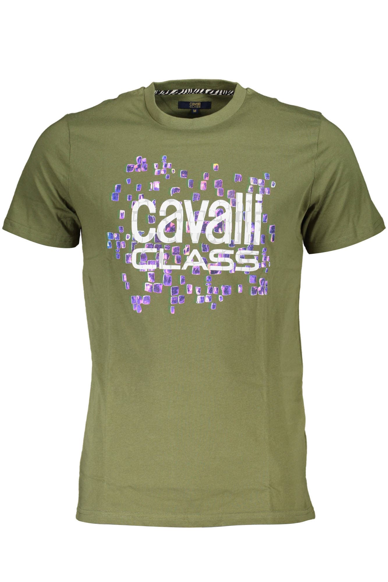 CAVALLI CLASS T-SHIRT MANICHE CORTE UOMO VERDE - Immagine principale