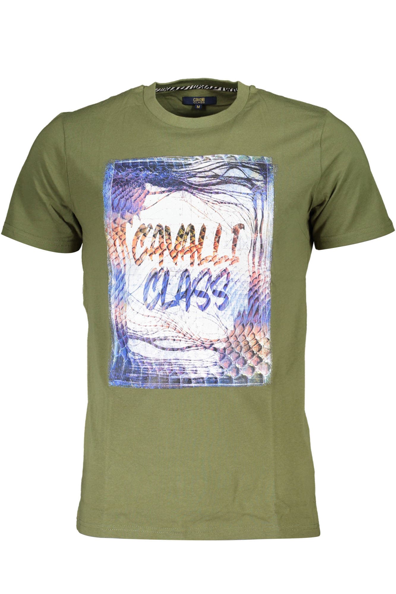 CAVALLI CLASS T-SHIRT MANICHE LUNGHET-SHIRT MANIC UOMO VERDE - Immagine principale