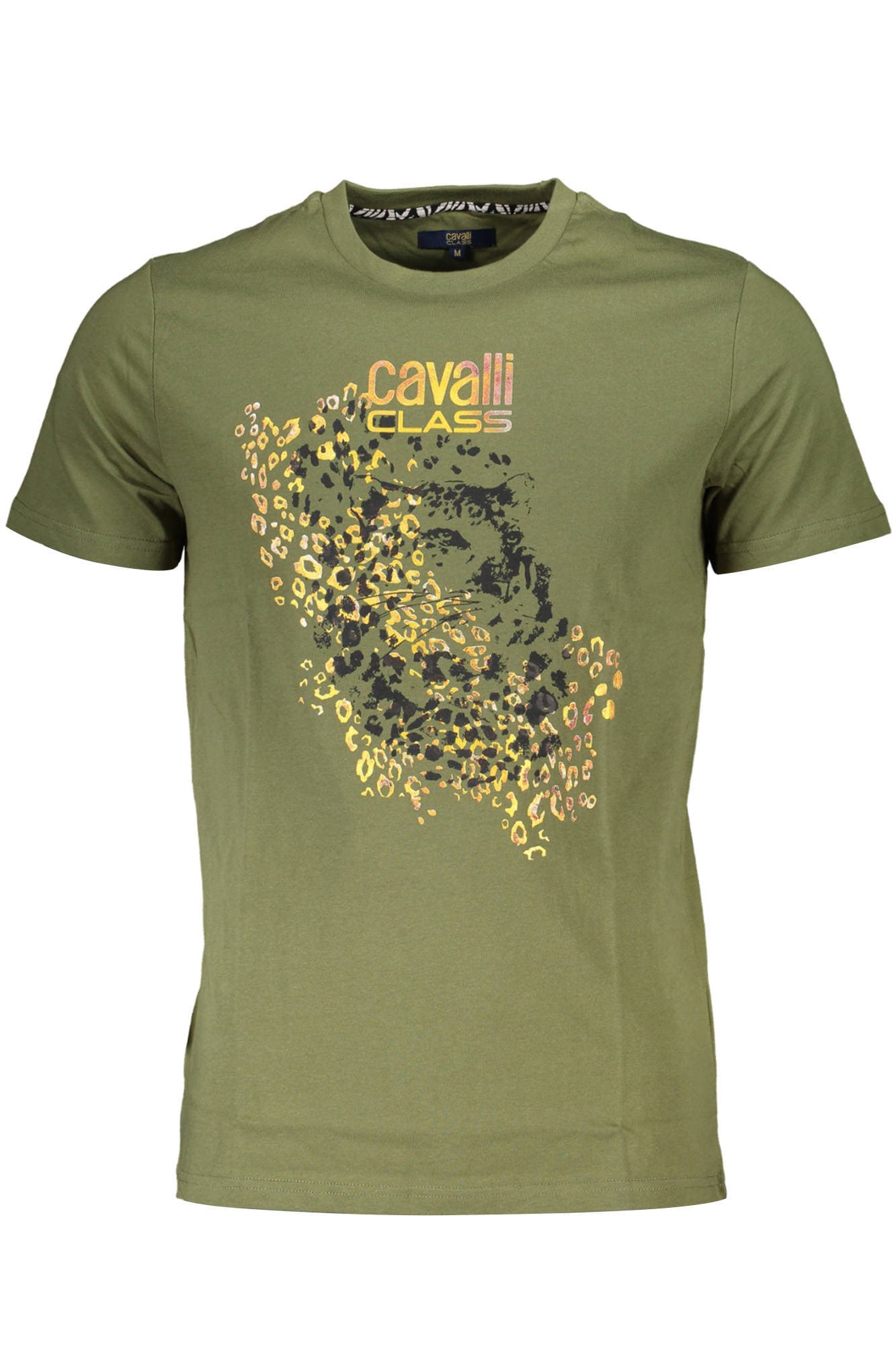 CAVALLI CLASS T-SHIRT MANICHE CORTE UOMO VERDE - Immagine principale