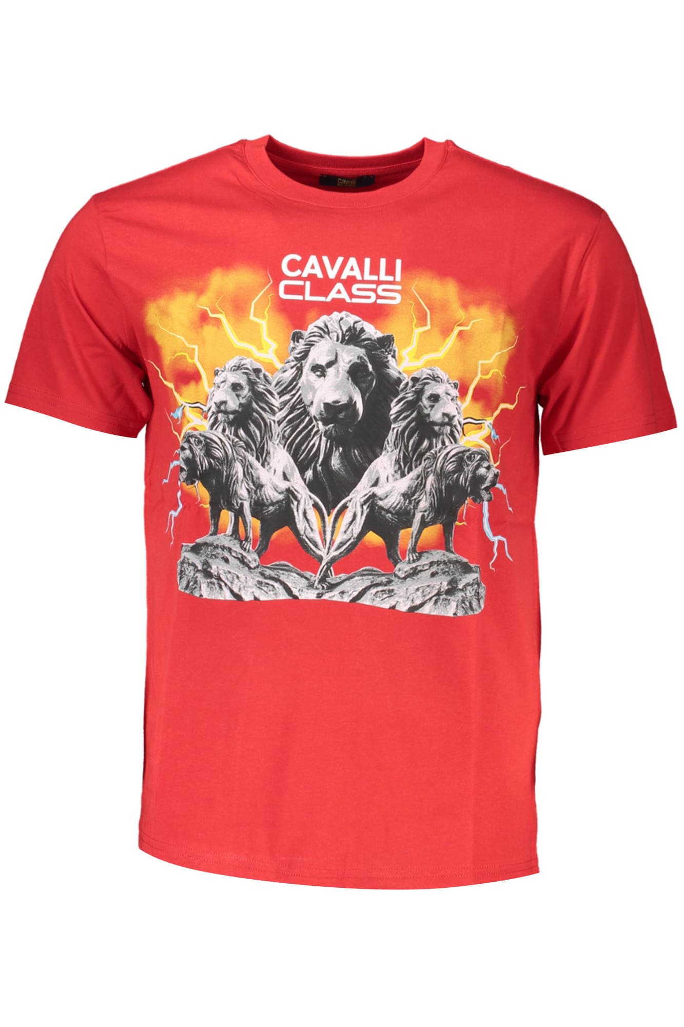 CAVALLI CLASS T-SHIRT MANICHE CORTE UOMO ROSSO - Immagine principale