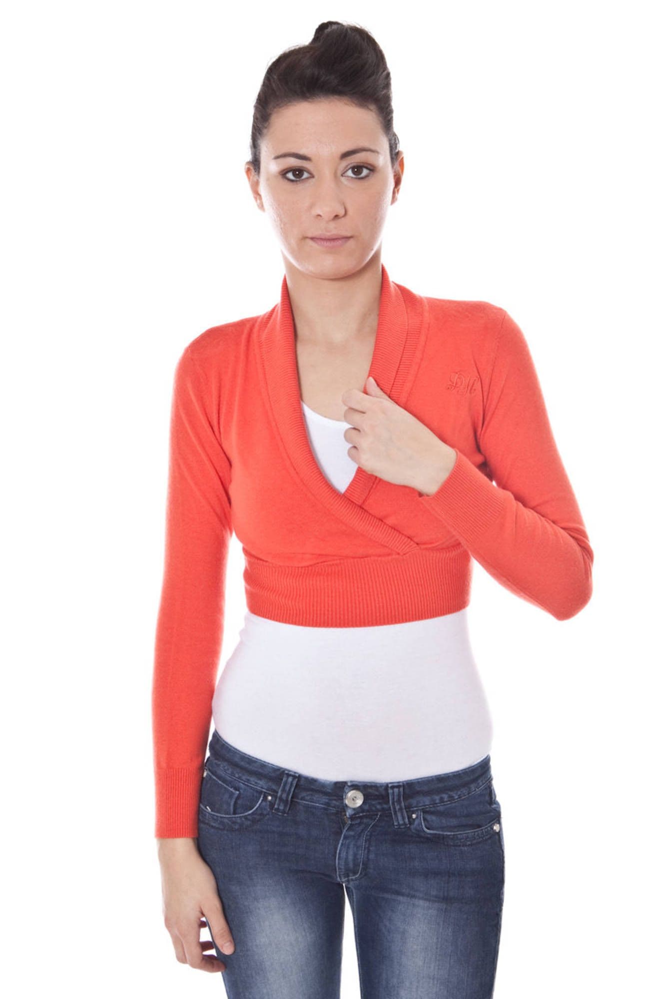DATCH COPRISPALLE MANICHE LUNGHE DONNA ROSSO - Immagine principale