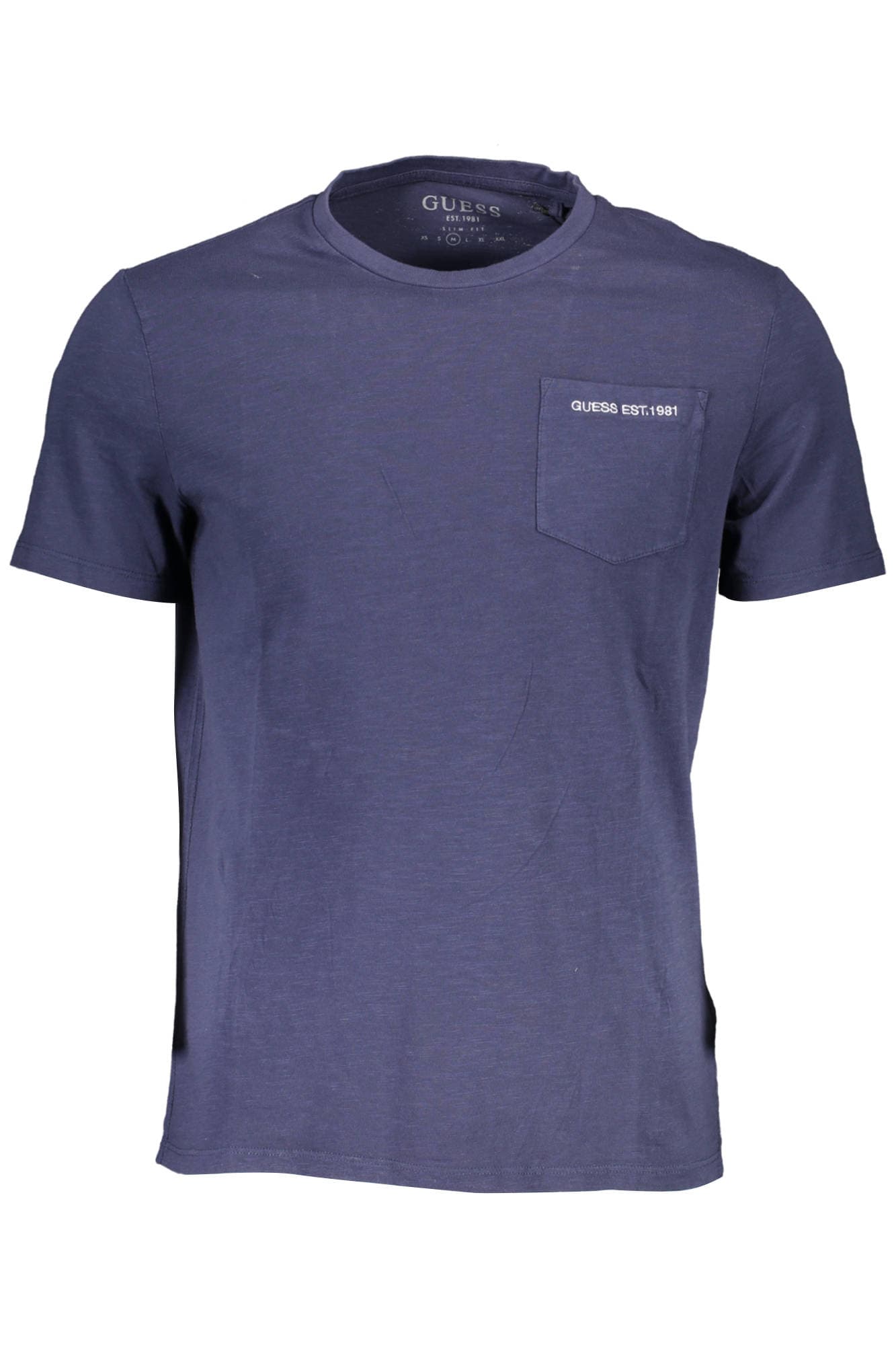 GUESS JEANS T-SHIRT MANICHE CORTE UOMO BLU - Immagine principale