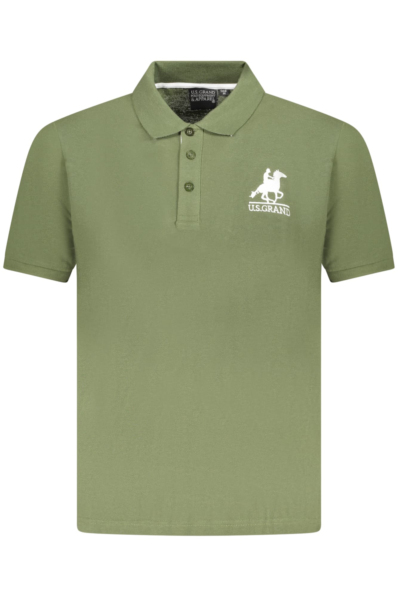 U.S. GRAND POLO MANICHE CORTE UOMO VERDE - Immagine principale