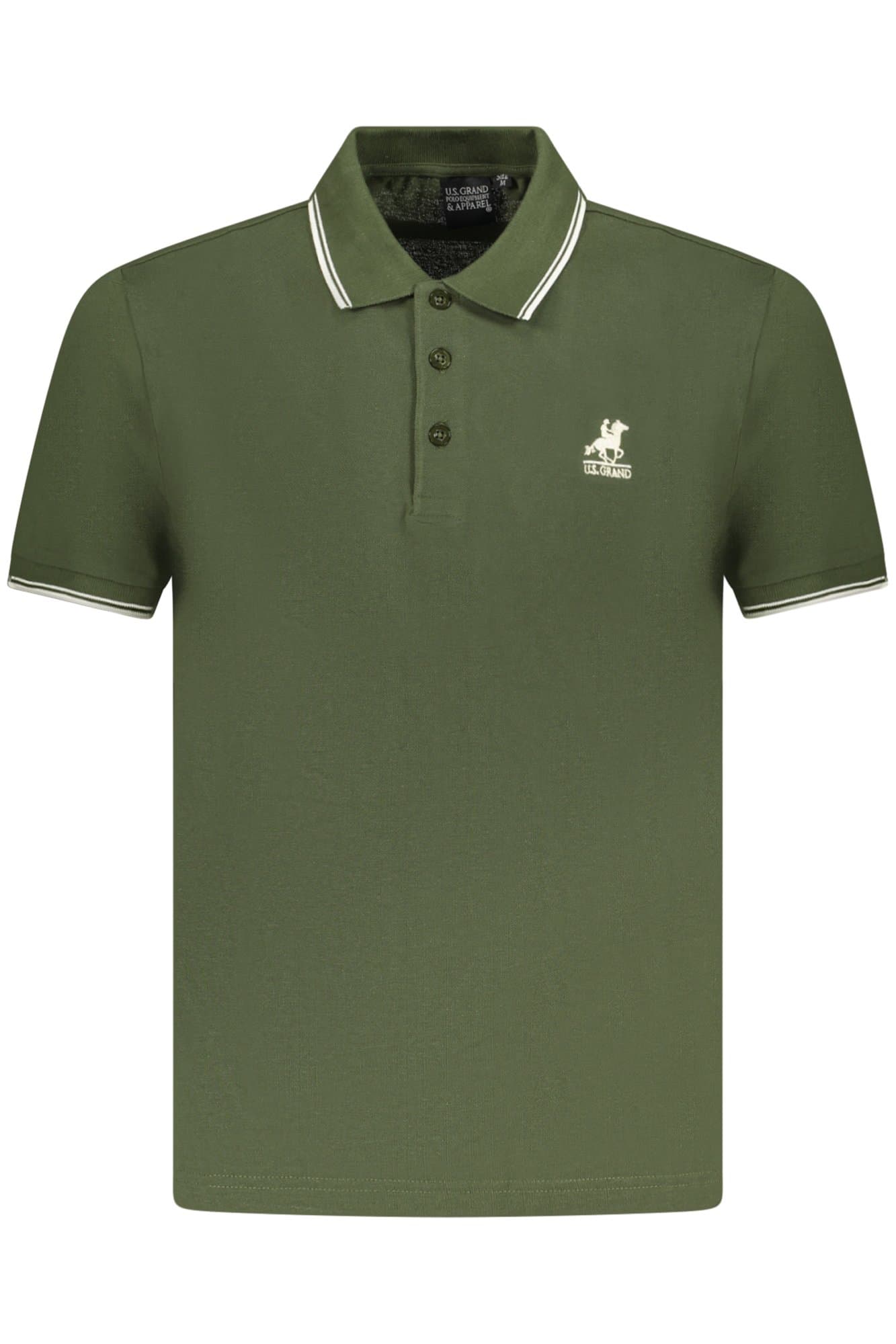 U.S. GRAND POLO MANICHE CORTE UOMO VERDE - Immagine principale