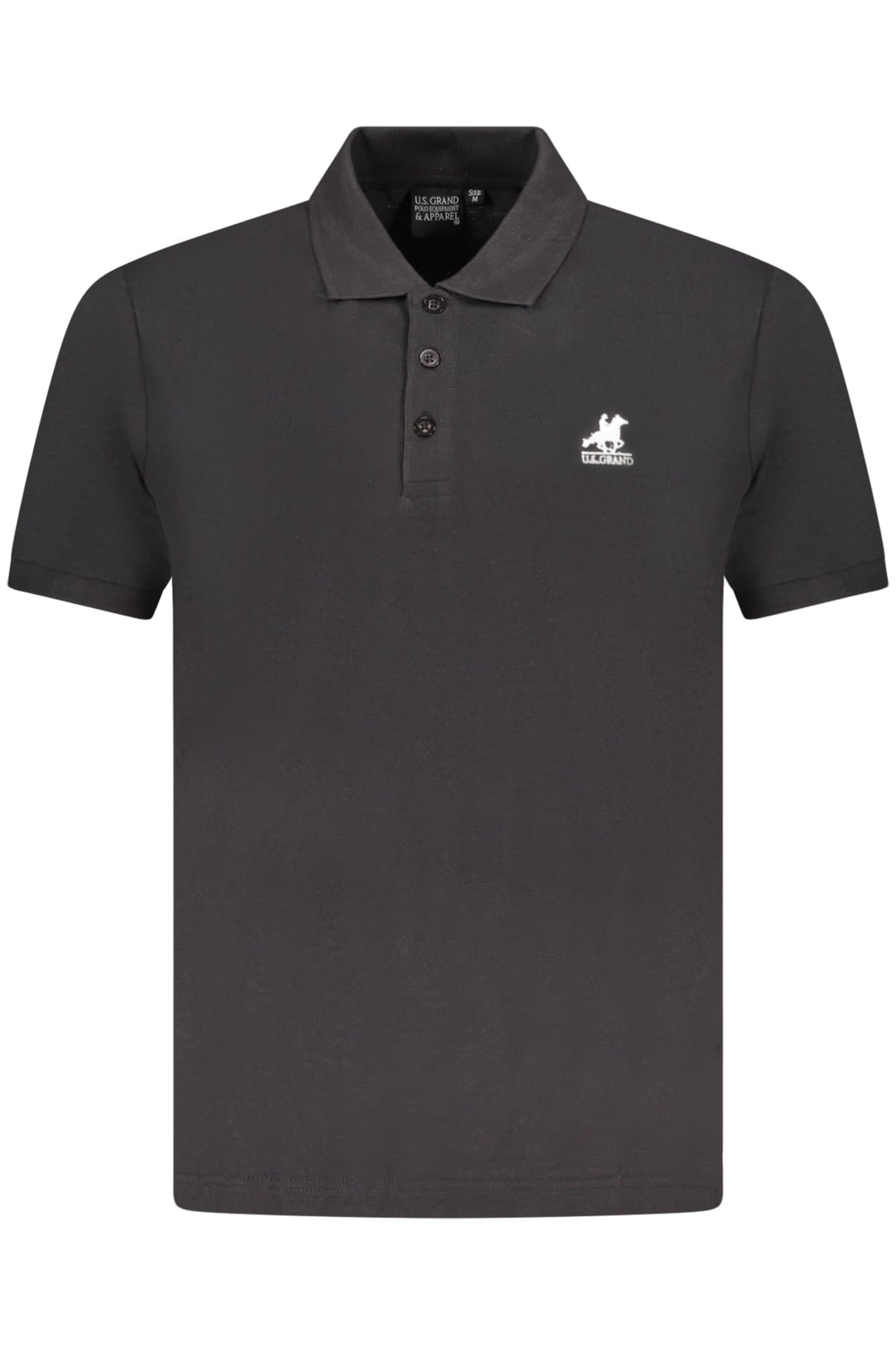 U.S. GRAND POLO MANICHE CORTE UOMO NERO - Immagine principale