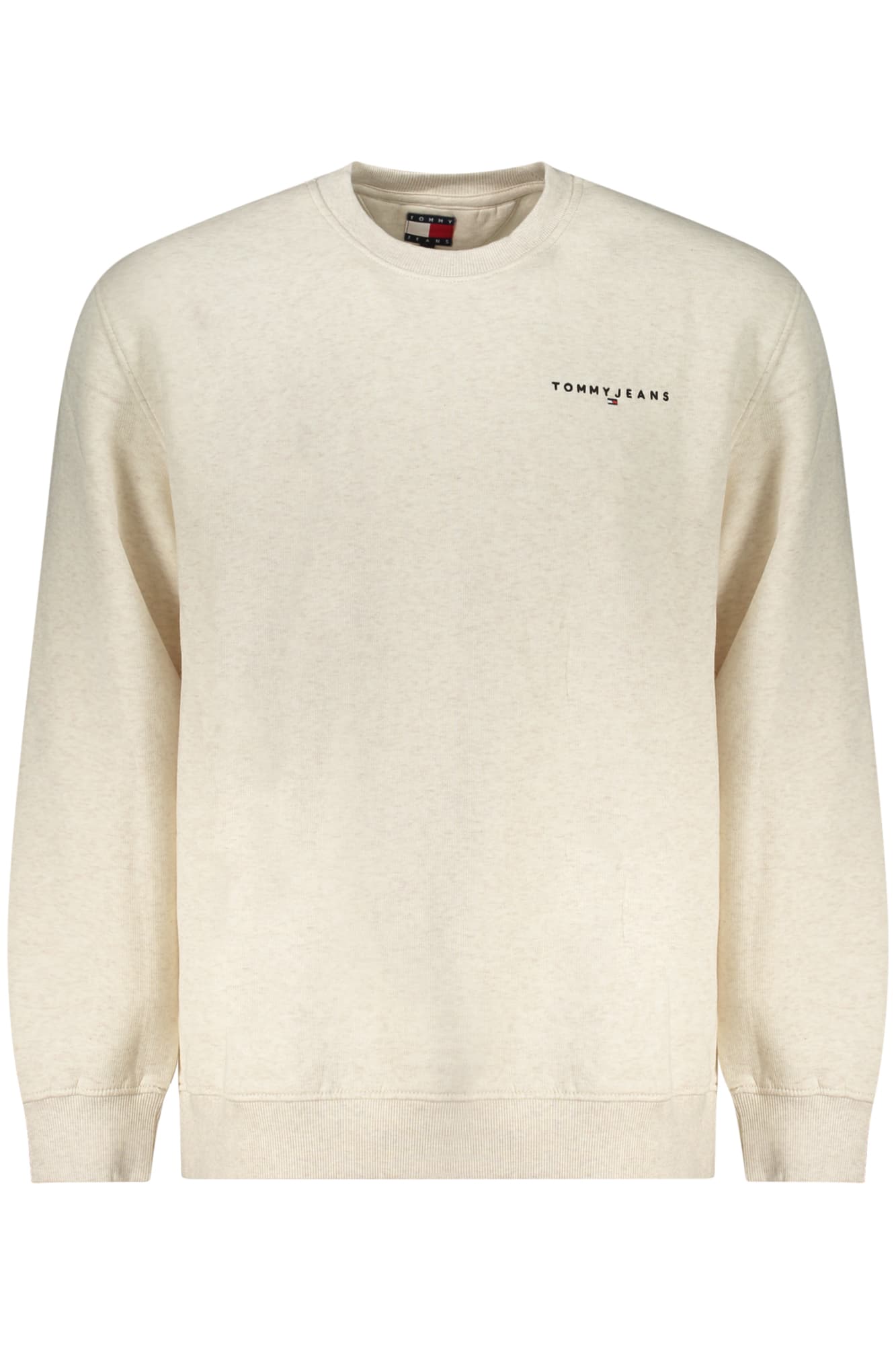 TOMMY HILFIGER FELPA SENZA ZIP UOMO BEIGE - Immagine principale