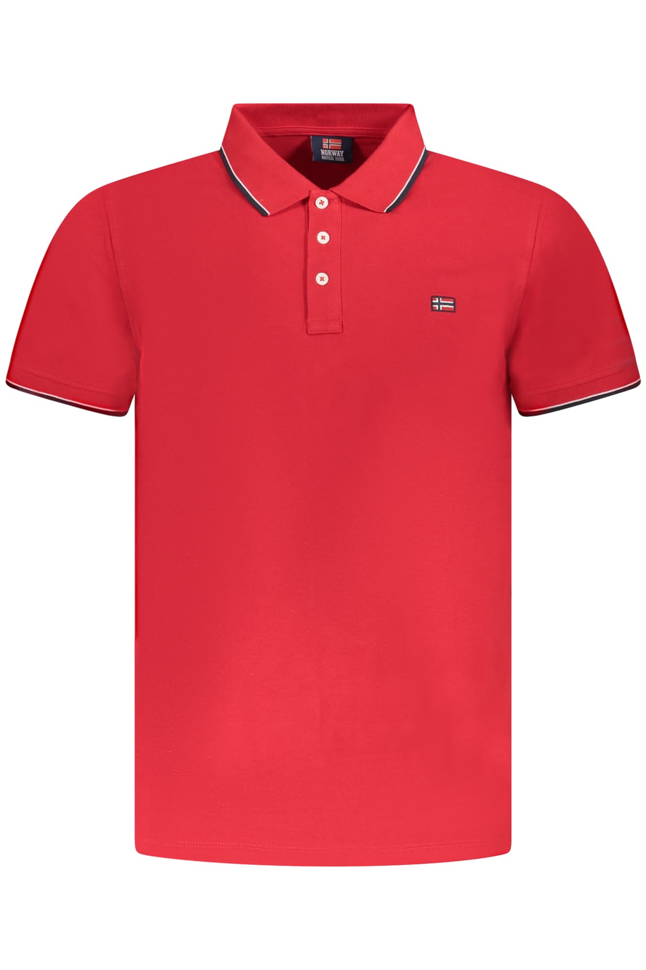 NORWAY 1963 POLO MANICHE CORTE UOMO ROSSO - Immagine principale