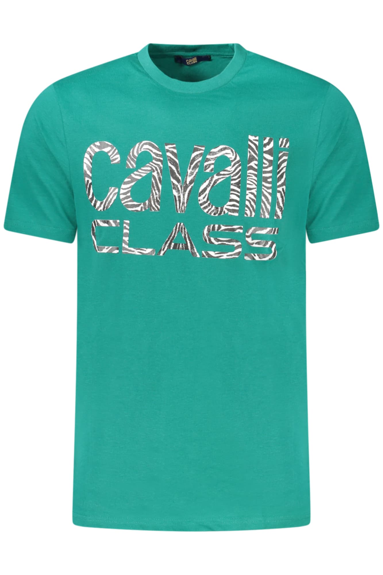CAVALLI CLASS T-SHIRT MANICHE CORTE UOMO VERDE - Immagine principale