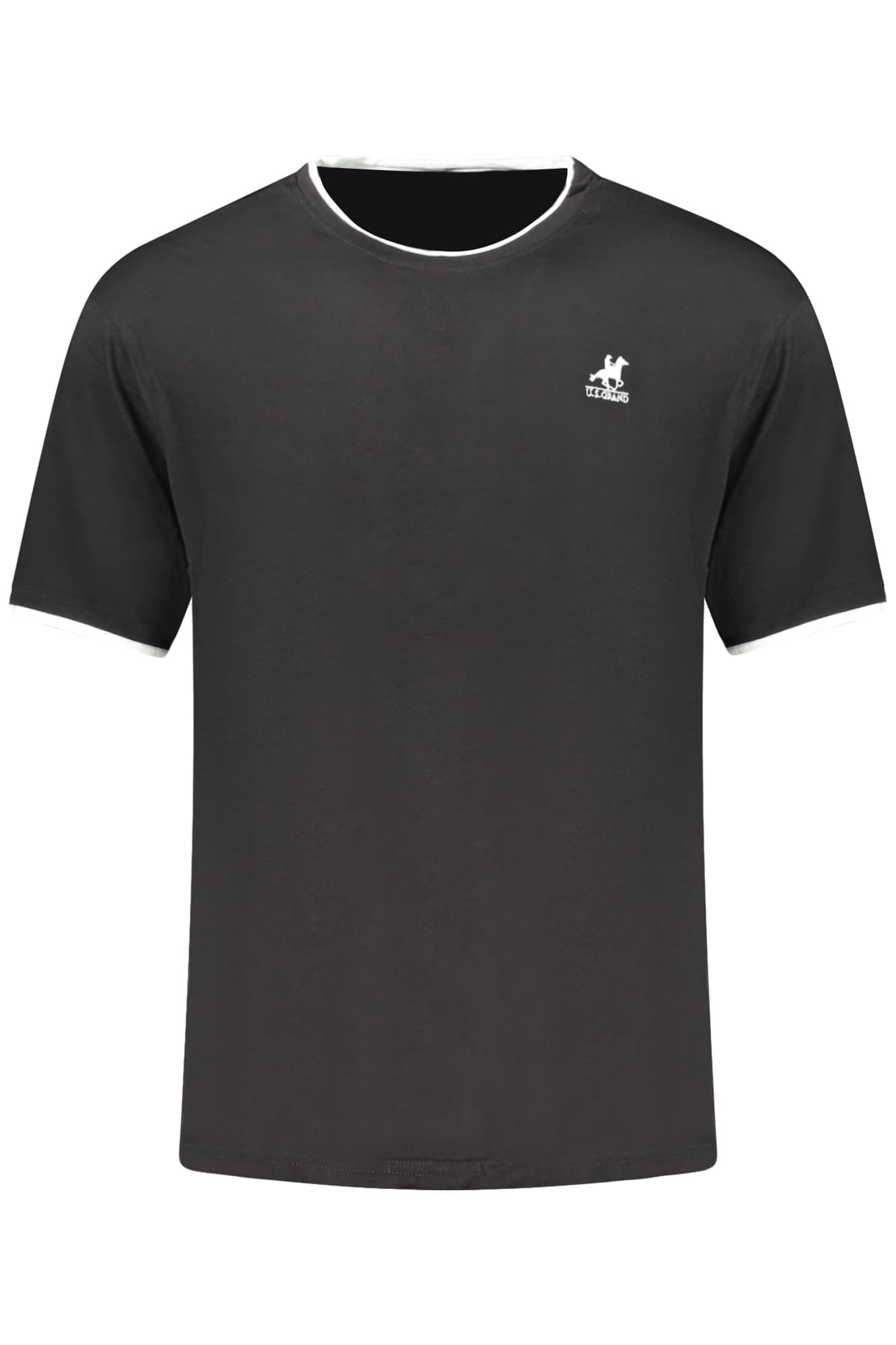 U.S. GRAND T-SHIRT MANICHE CORTE UOMO NERO - Immagine principale