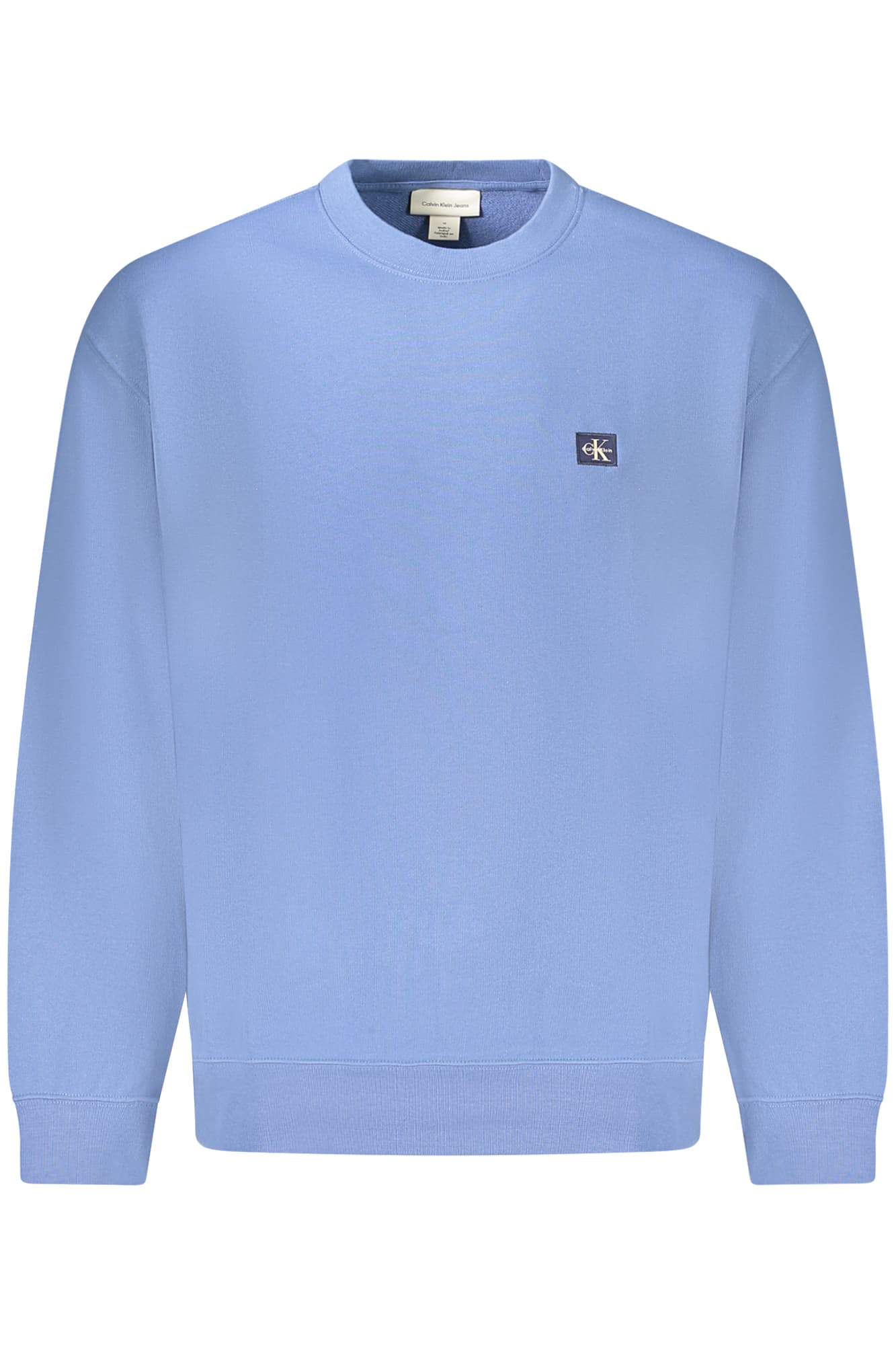 CALVIN KLEIN FELPA SENZA ZIP UOMO BLU - Immagine principale