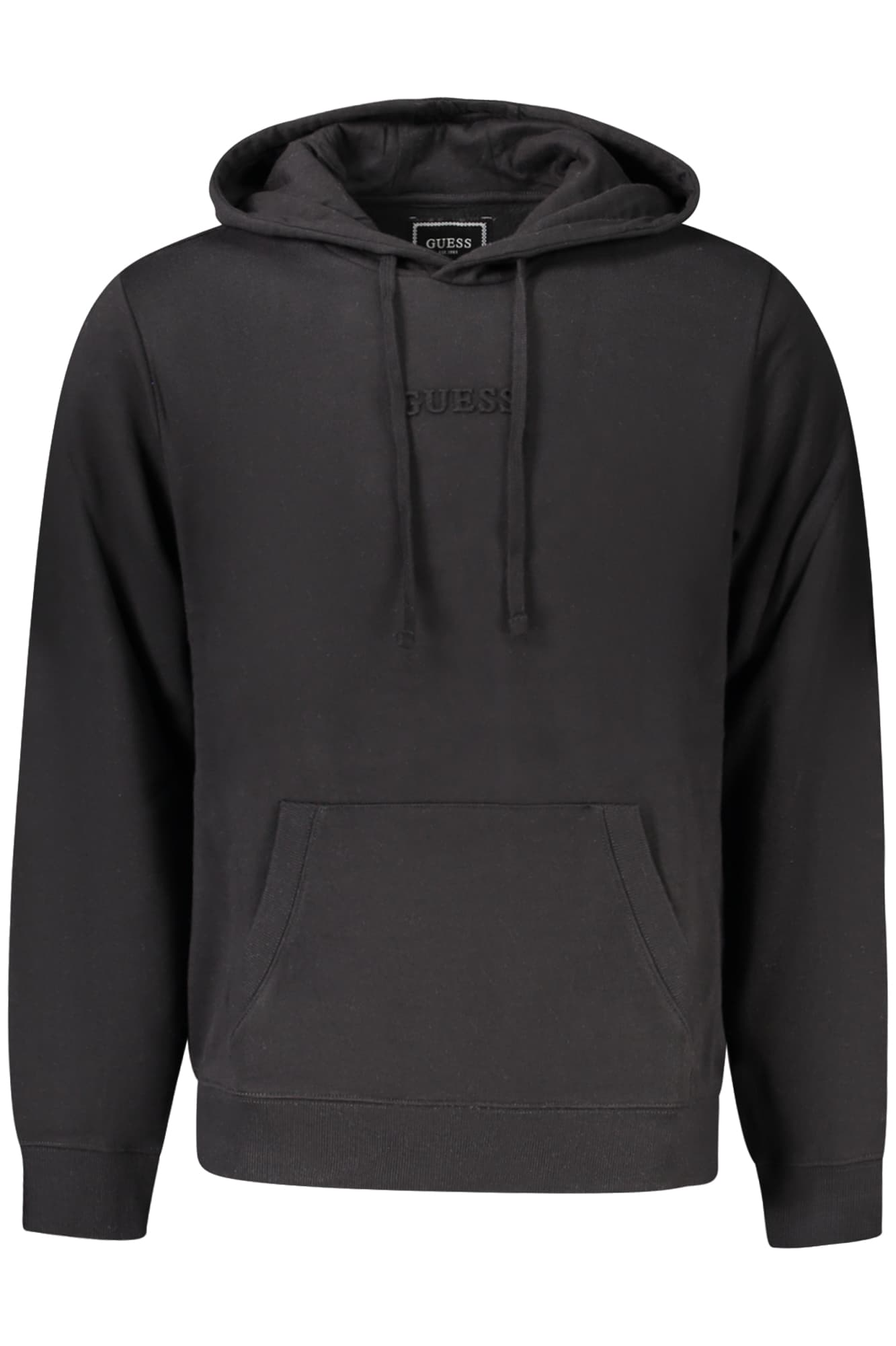 GUESS JEANS FELPA SENZA ZIP UOMO NERO - Immagine principale