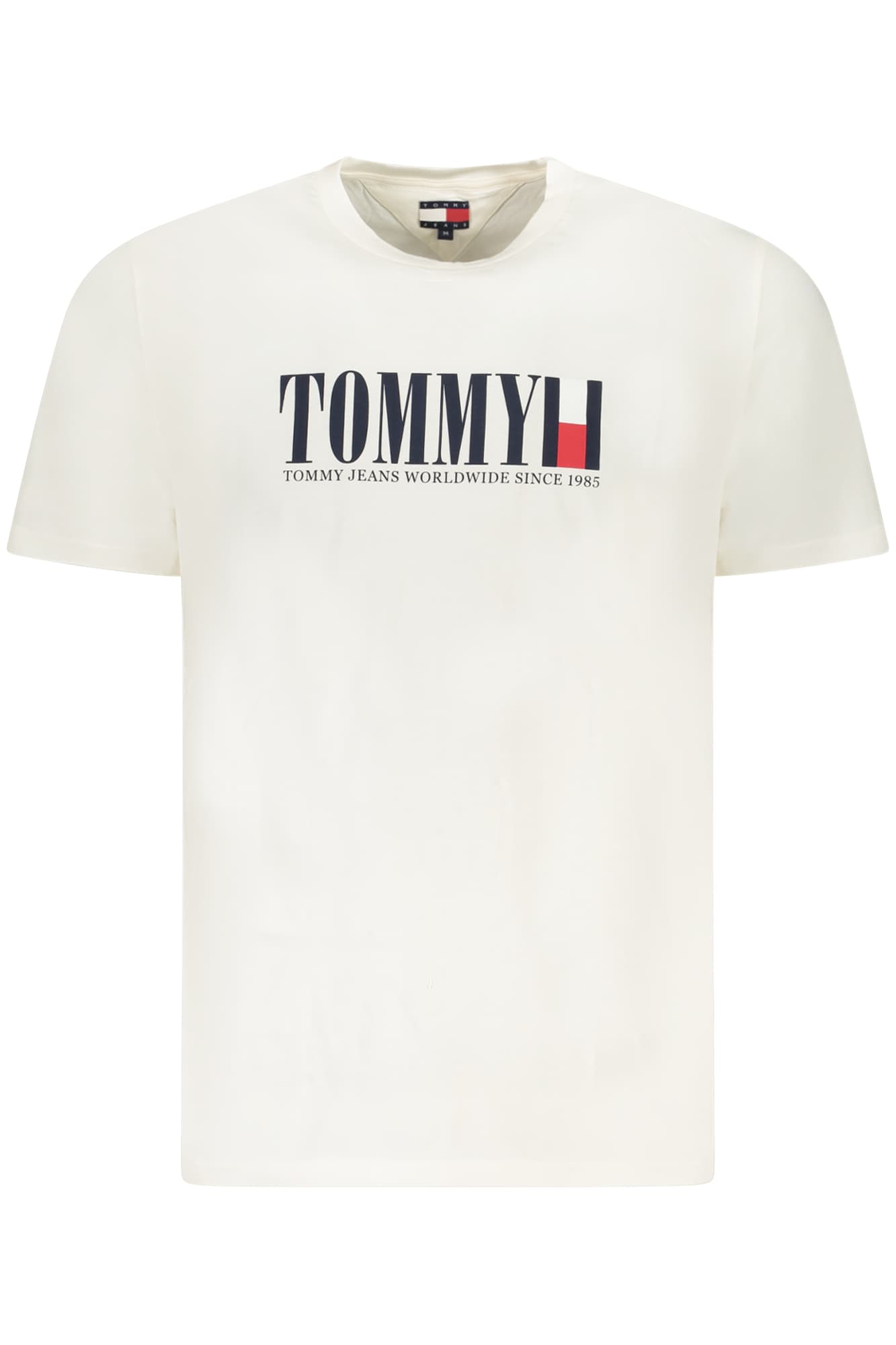 TOMMY HILFIGER T-SHIRT MANICHE CORTE UOMO BIANCO - Immagine principale