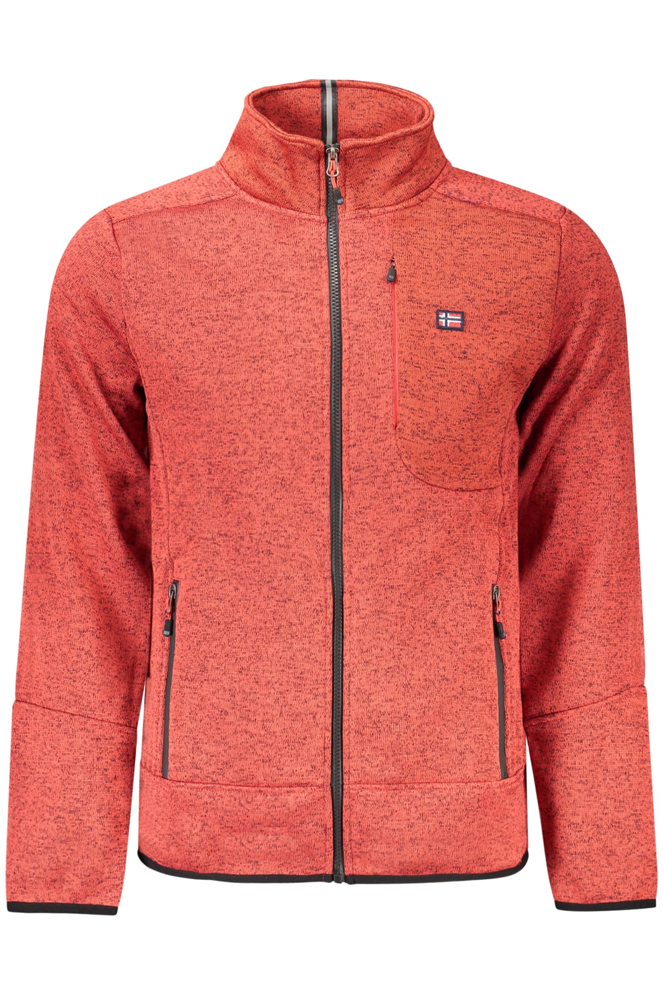 NORWAY 1963 FELPA CON ZIP UOMO ROSSO - Immagine principale