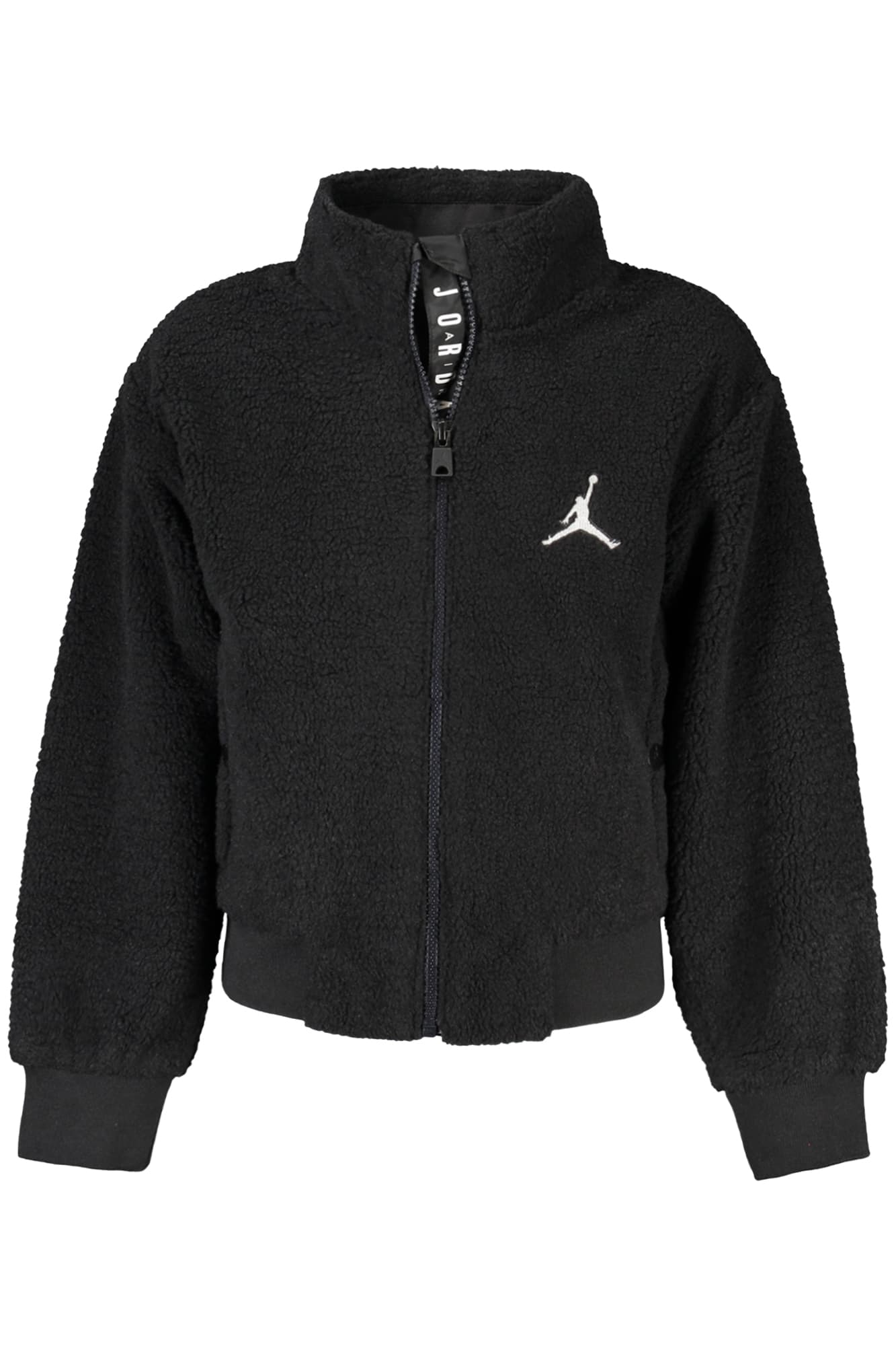 JORDAN FELPA CON ZIP DONNA NERO - Immagine principale
