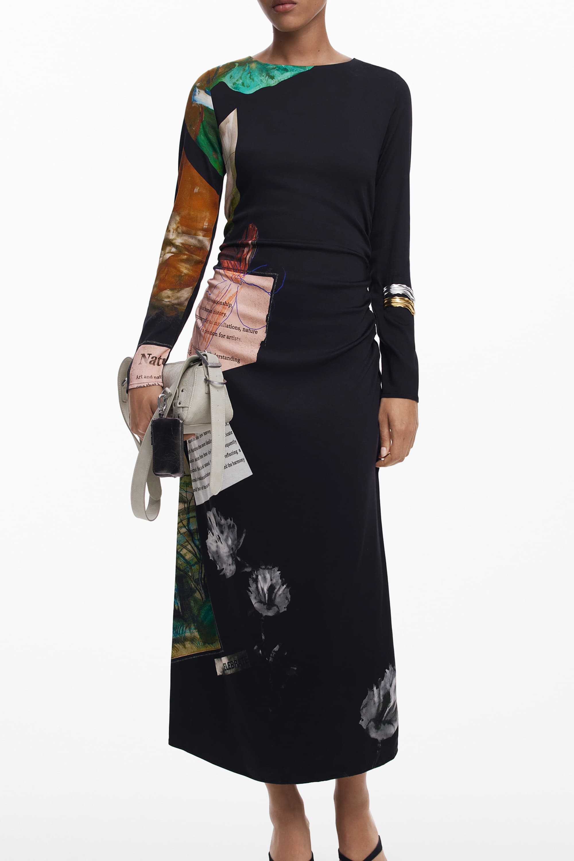 DESIGUAL ABITO LUNGO DONNA NERO - Immagine principale