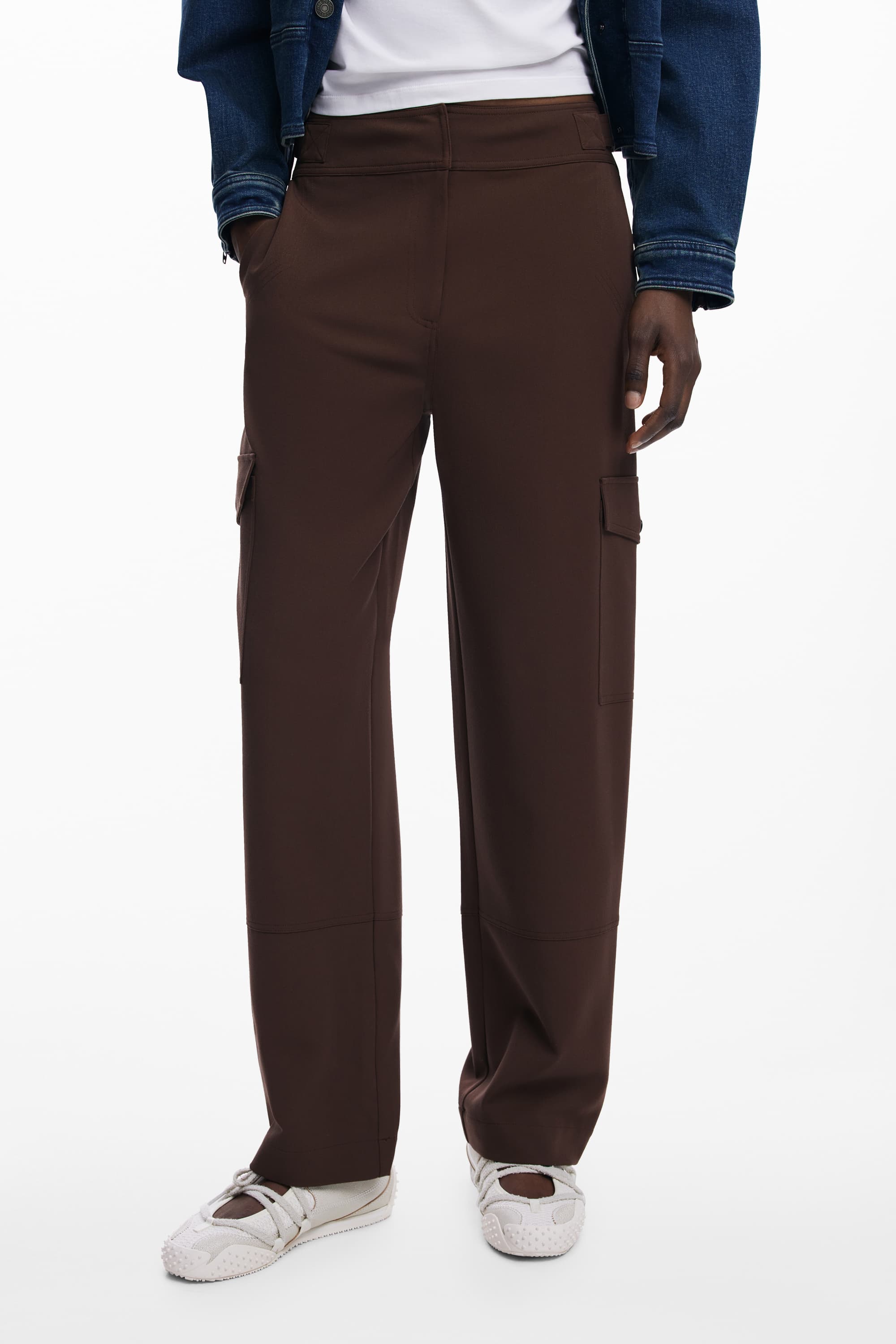 DESIGUAL PANTALONE DONNA MARRONE - Immagine principale