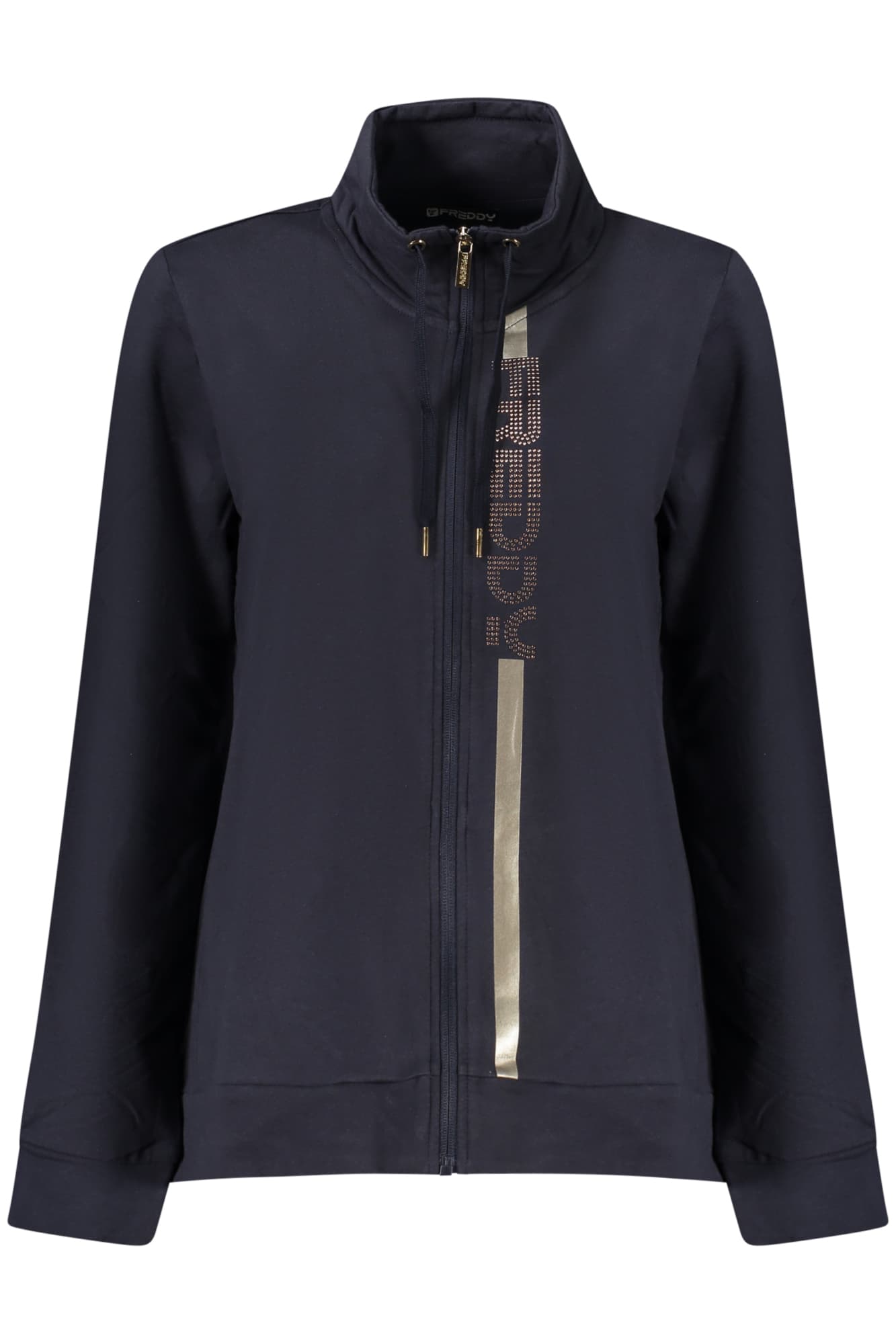 FREDDY FELPA CON ZIP DONNA BLU - Immagine principale