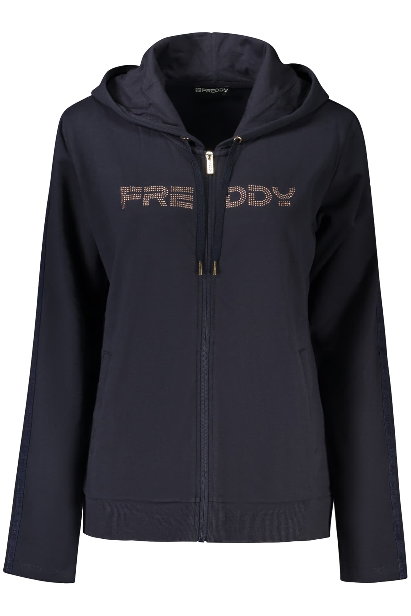 FREDDY FELPA CON ZIP DONNA BLU - Immagine principale